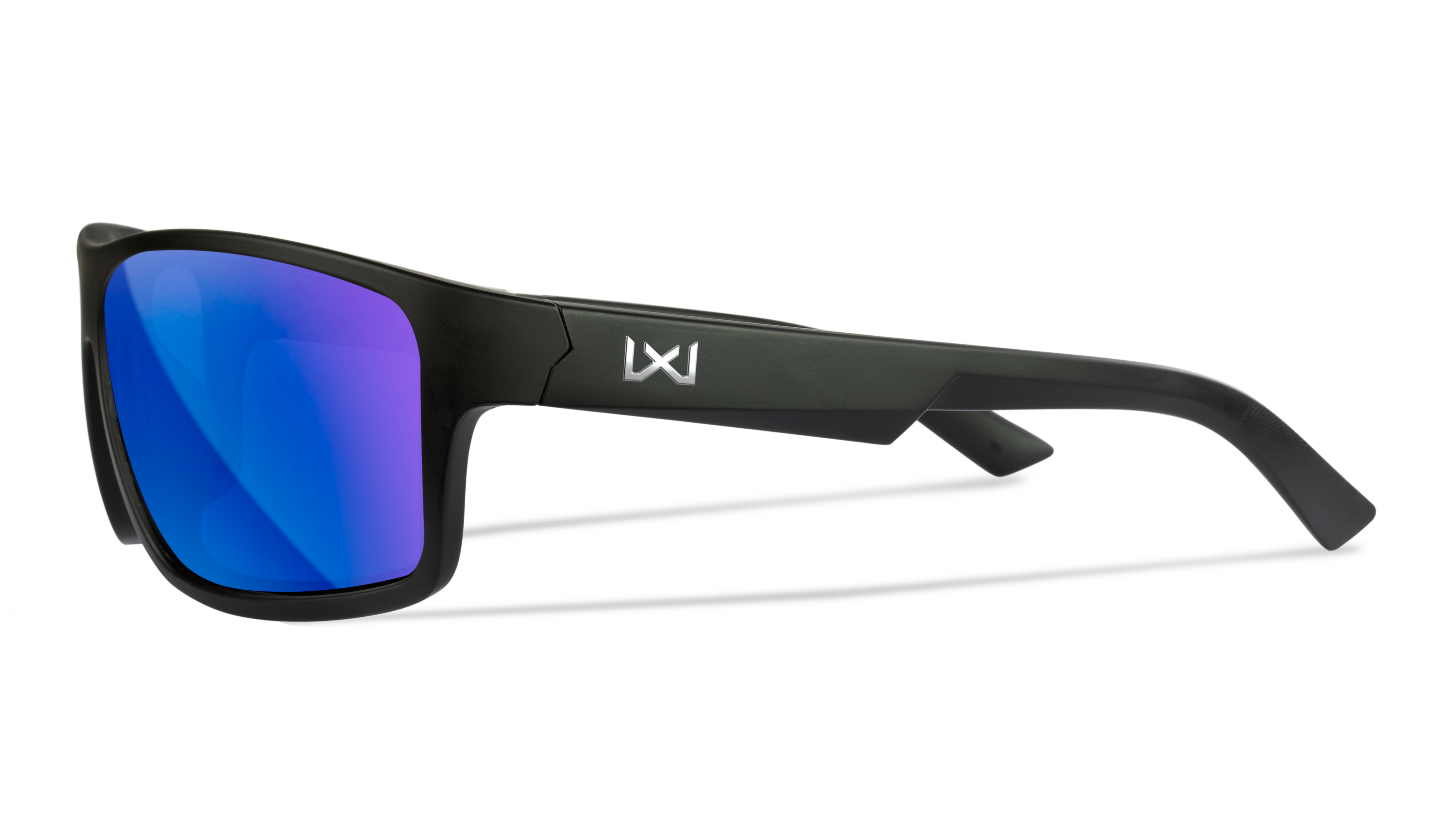 Image of WX Peak XL - Matte Black | Captivate Polarized Blue Mirror