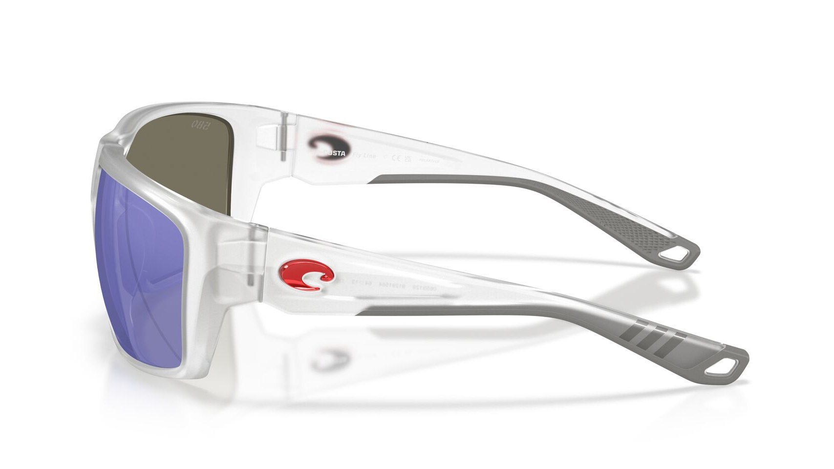 Fly Line Starboard and Stripes - Matte Clear | Blue Mirror 580G