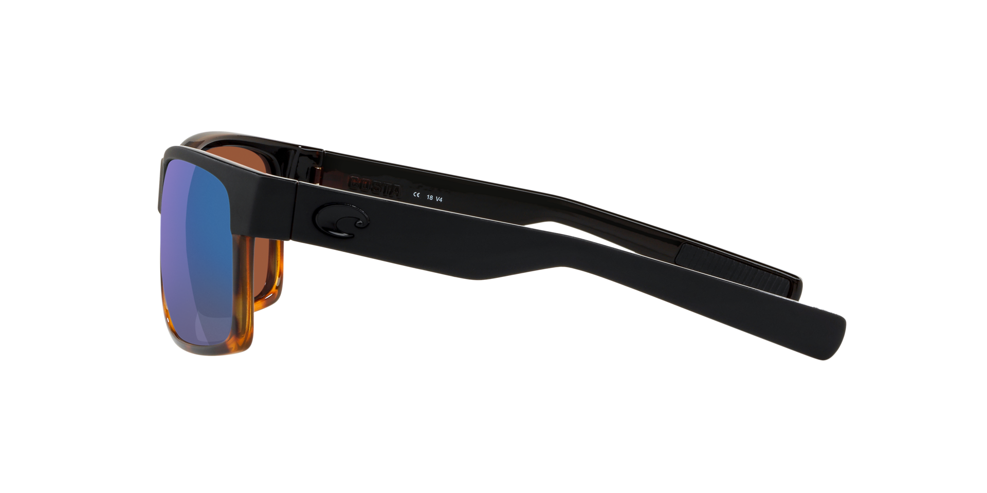 Image of Half Moon - Matte Black | Shiny Tortoise | Green Mirror 580G