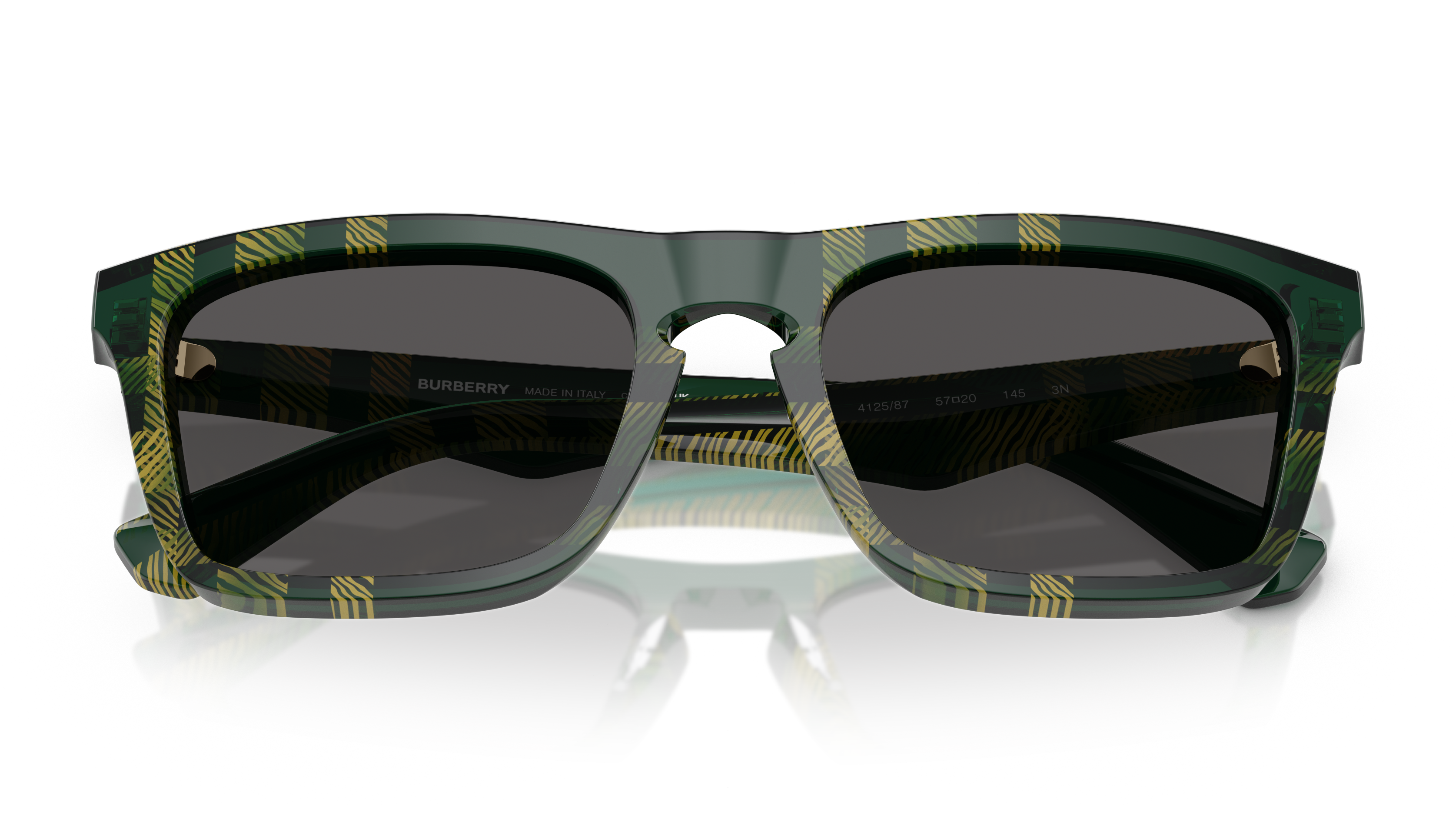 Image of BE4434 - Check Green | Dark Grey