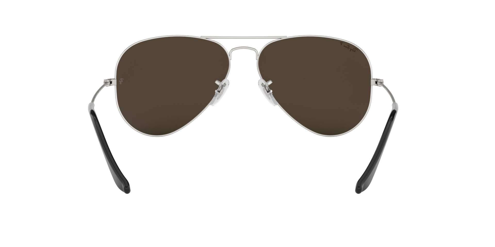 Image of Aviator Large Metal - Matte Silver | Dark Grey Mirror - 58mm