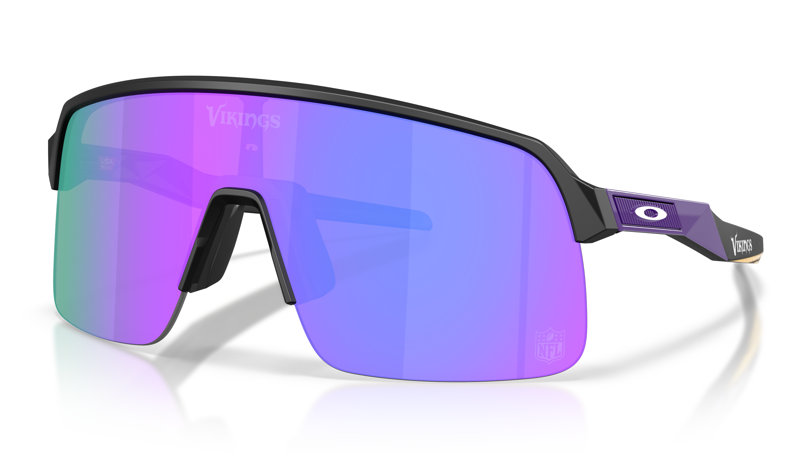Image of Sutro Lite Minnesota Vikings - Matte Black | Prizm Violet