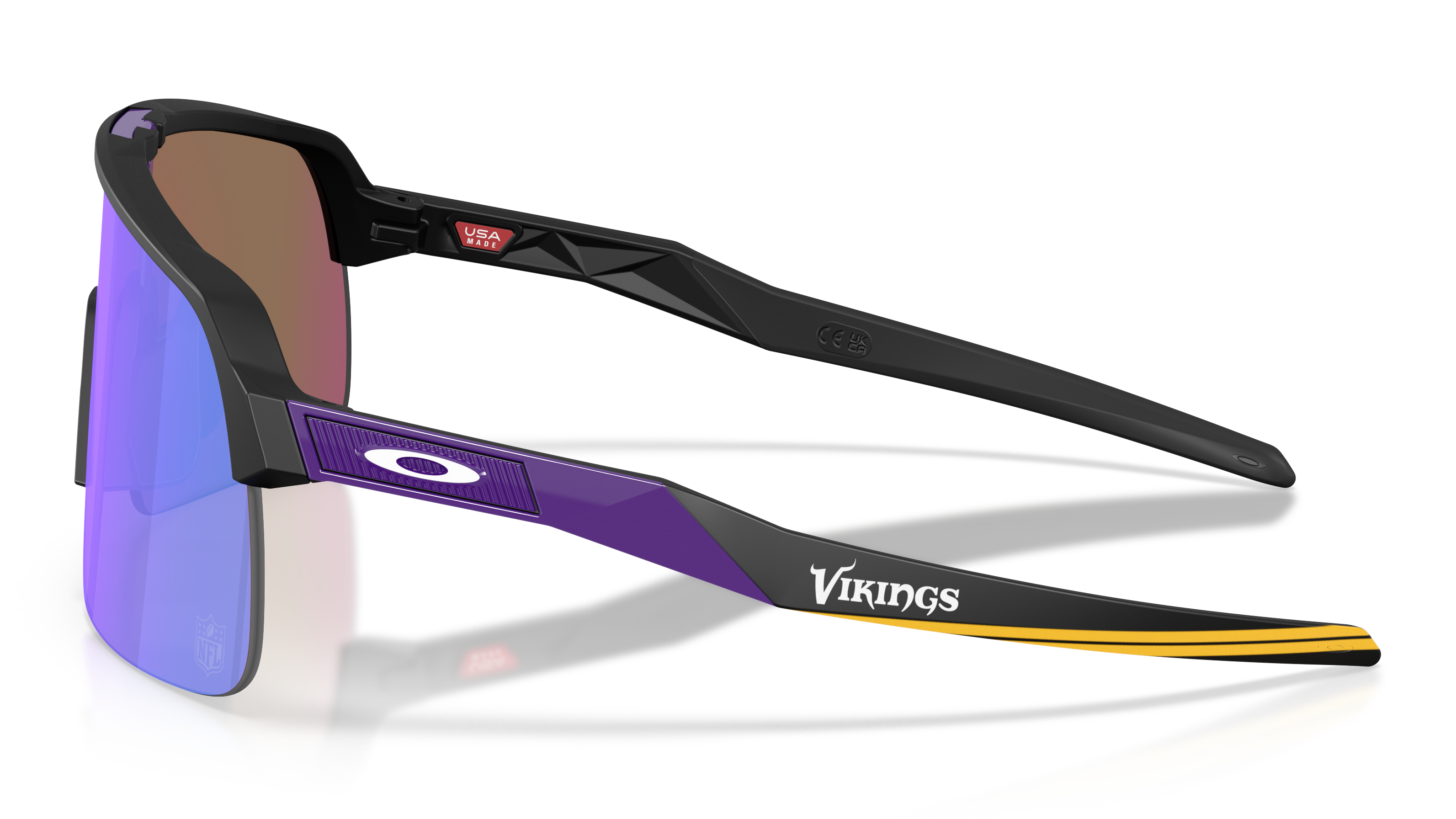 Image of Sutro Lite Minnesota Vikings - Matte Black | Prizm Violet