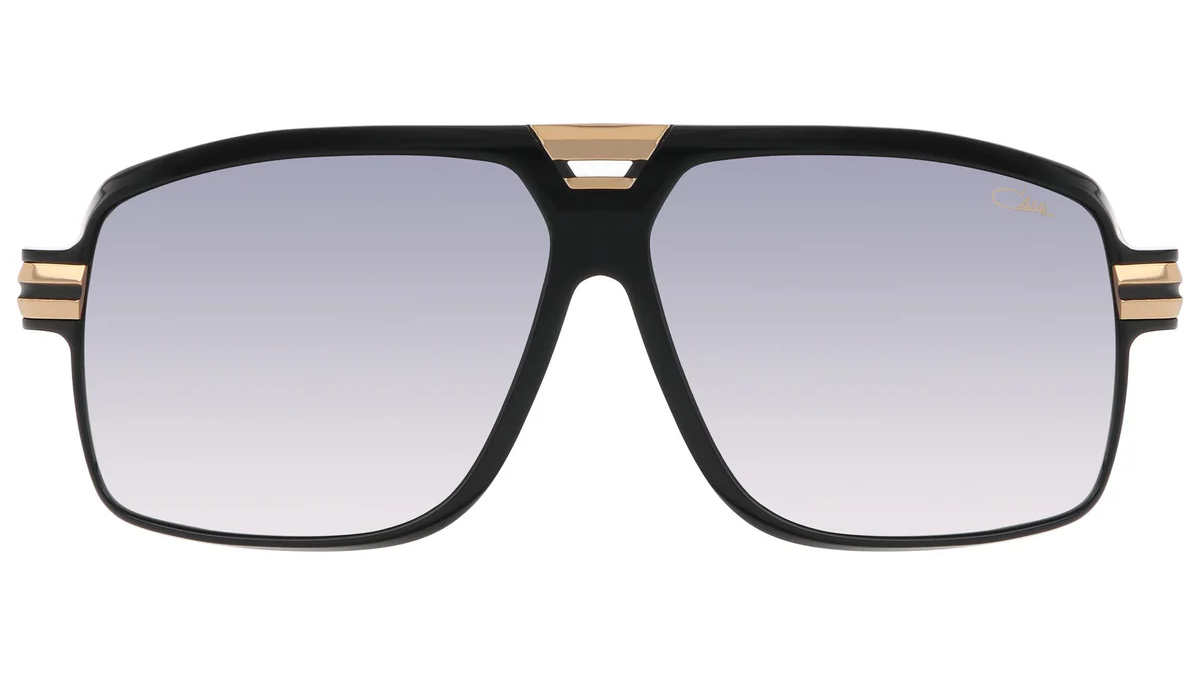 Image of 6032 Shiny Black w/Gold | Grey Gradient