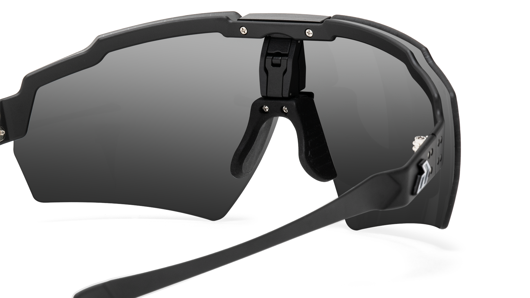 Image of Blastshield - Black Cerakote w | Silver Logo | Smoke