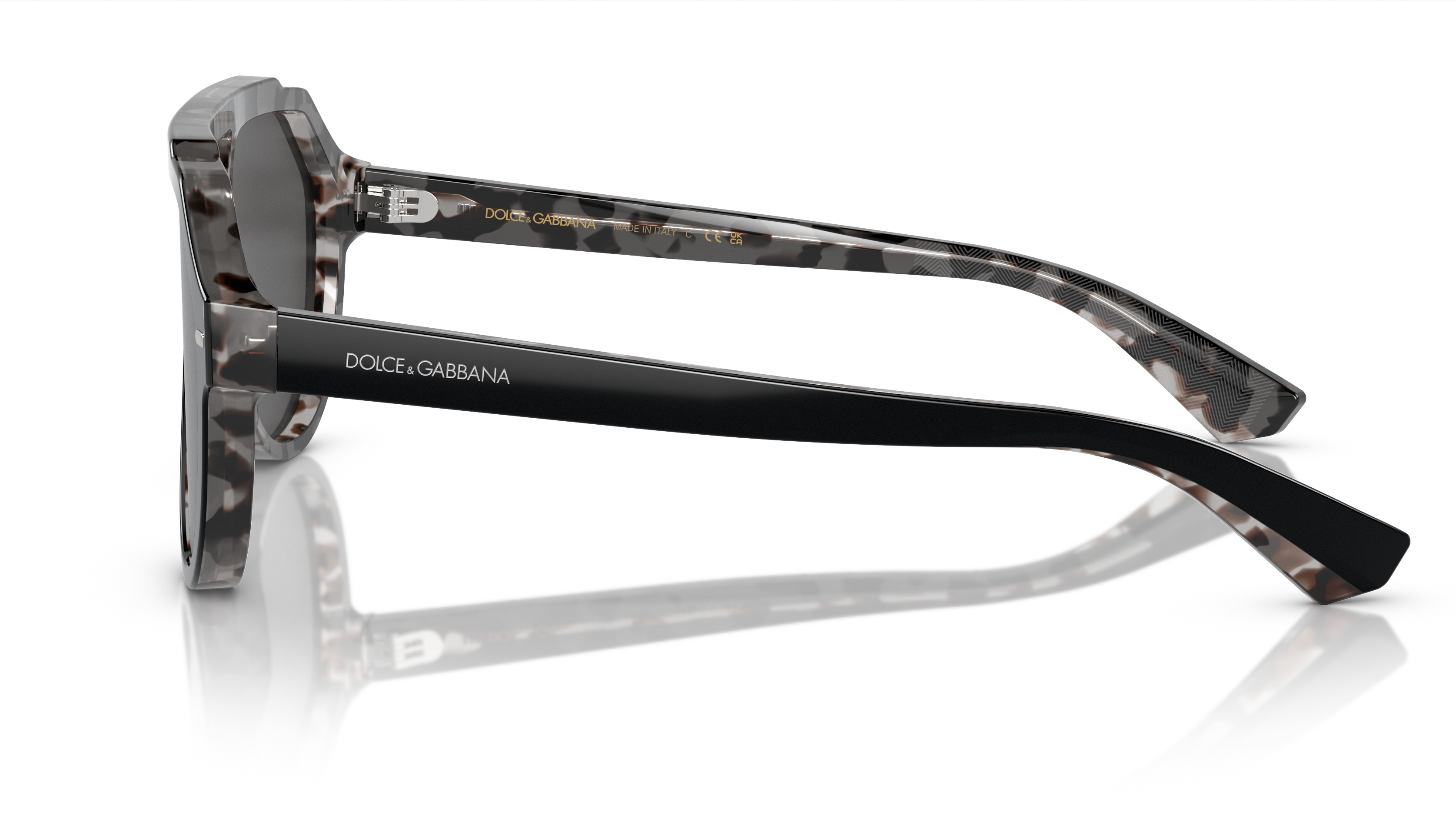 Image of DG4452 - Black On Grey Havana | Dark Grey