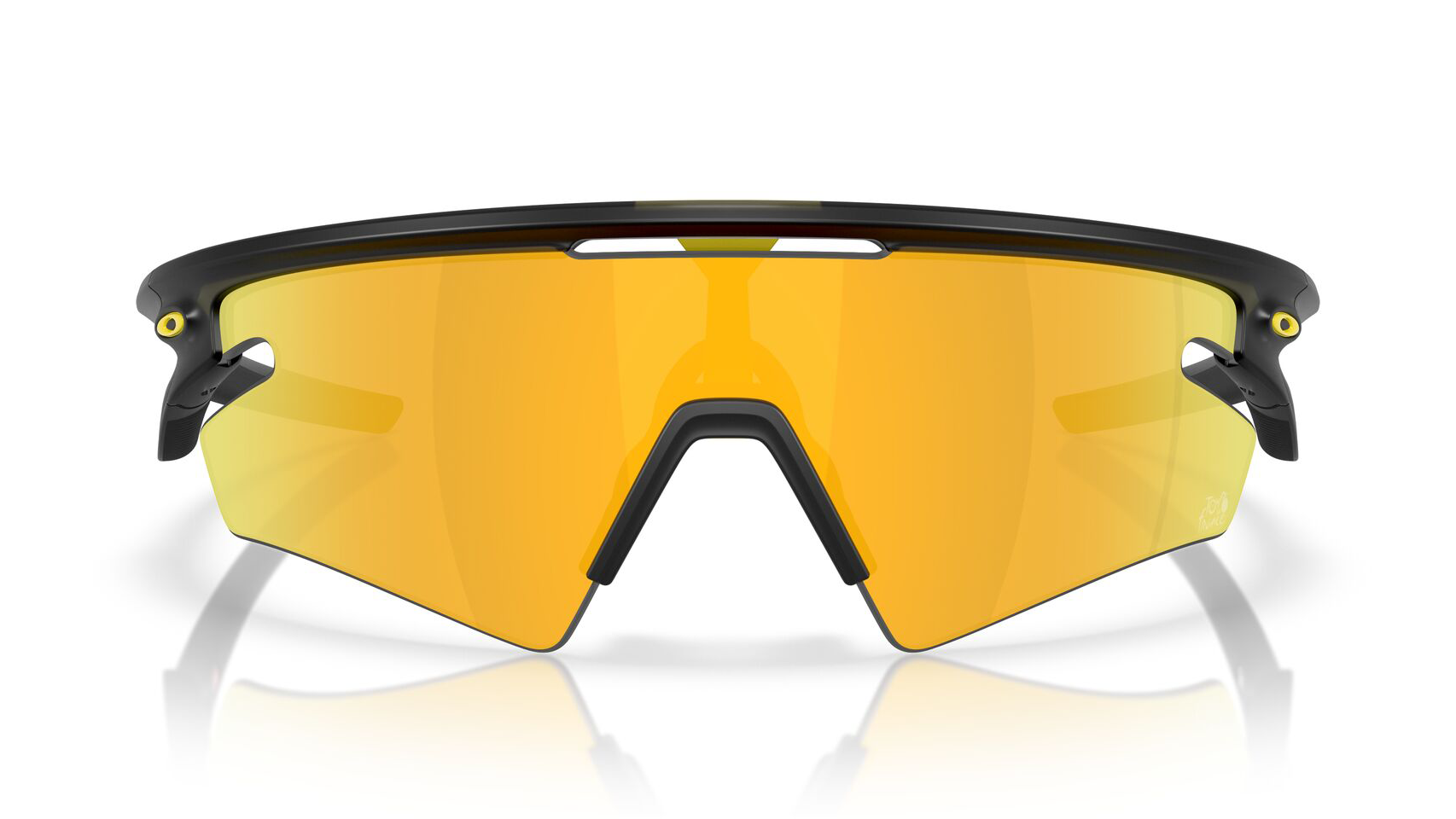 Image of Sphaera Slash Tour De France - Matte Black w/ Brick Padprint | Prizm 24K Polarized