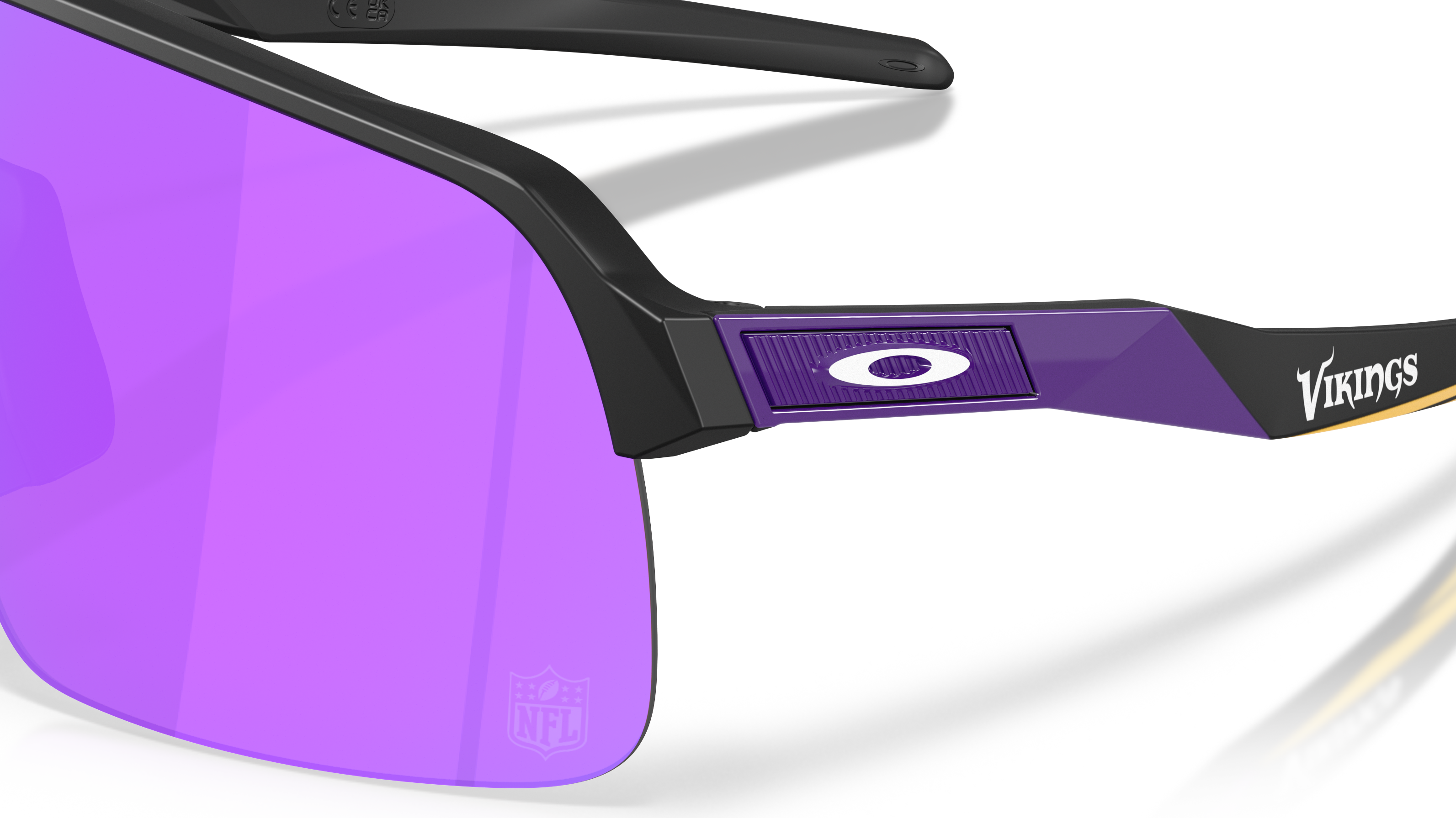 Image of Sutro Lite Minnesota Vikings - Matte Black | Prizm Violet