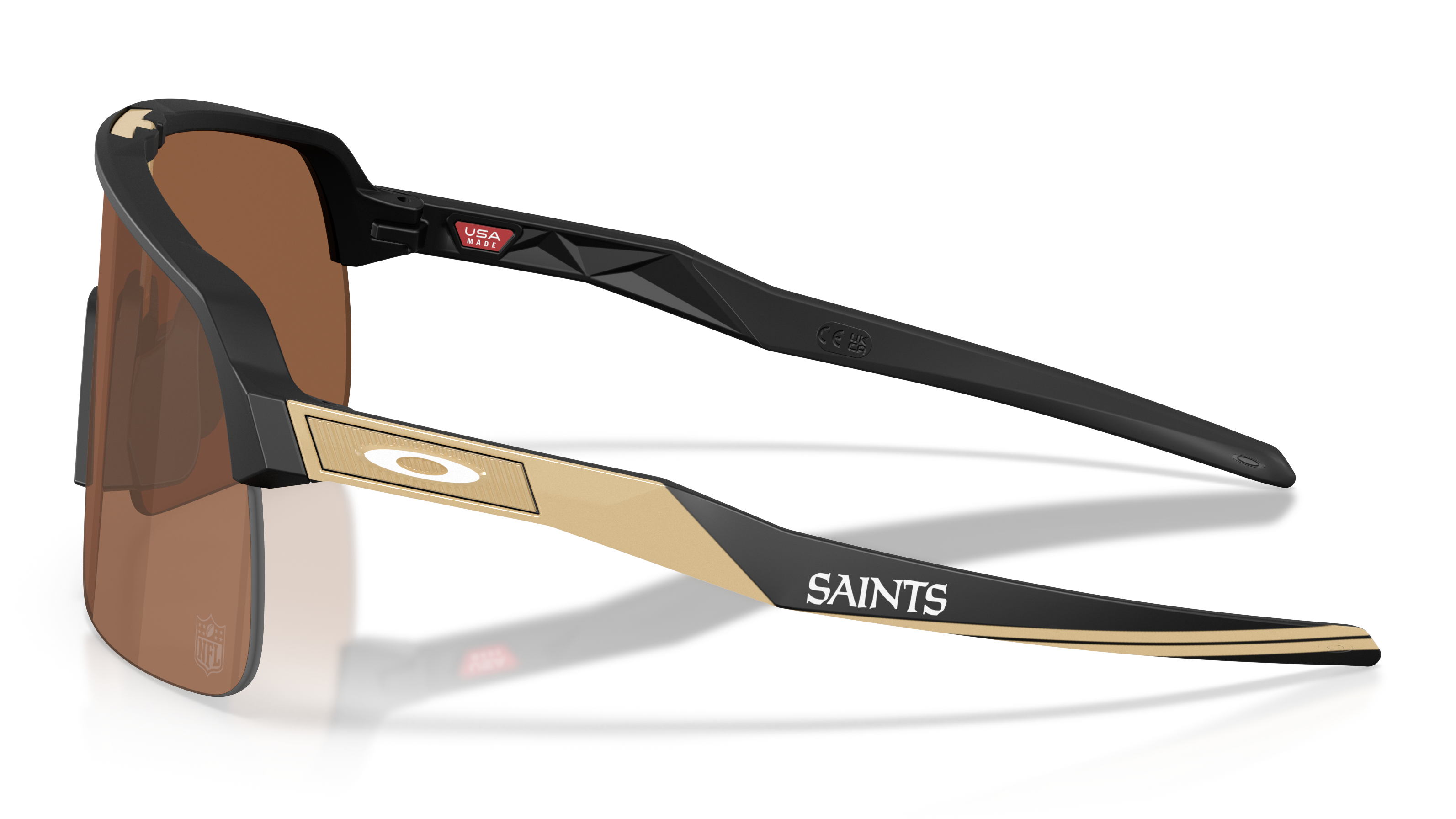 Image of Sutro Lite New Orleans Saints - Matte Black | Prizm Tungsten