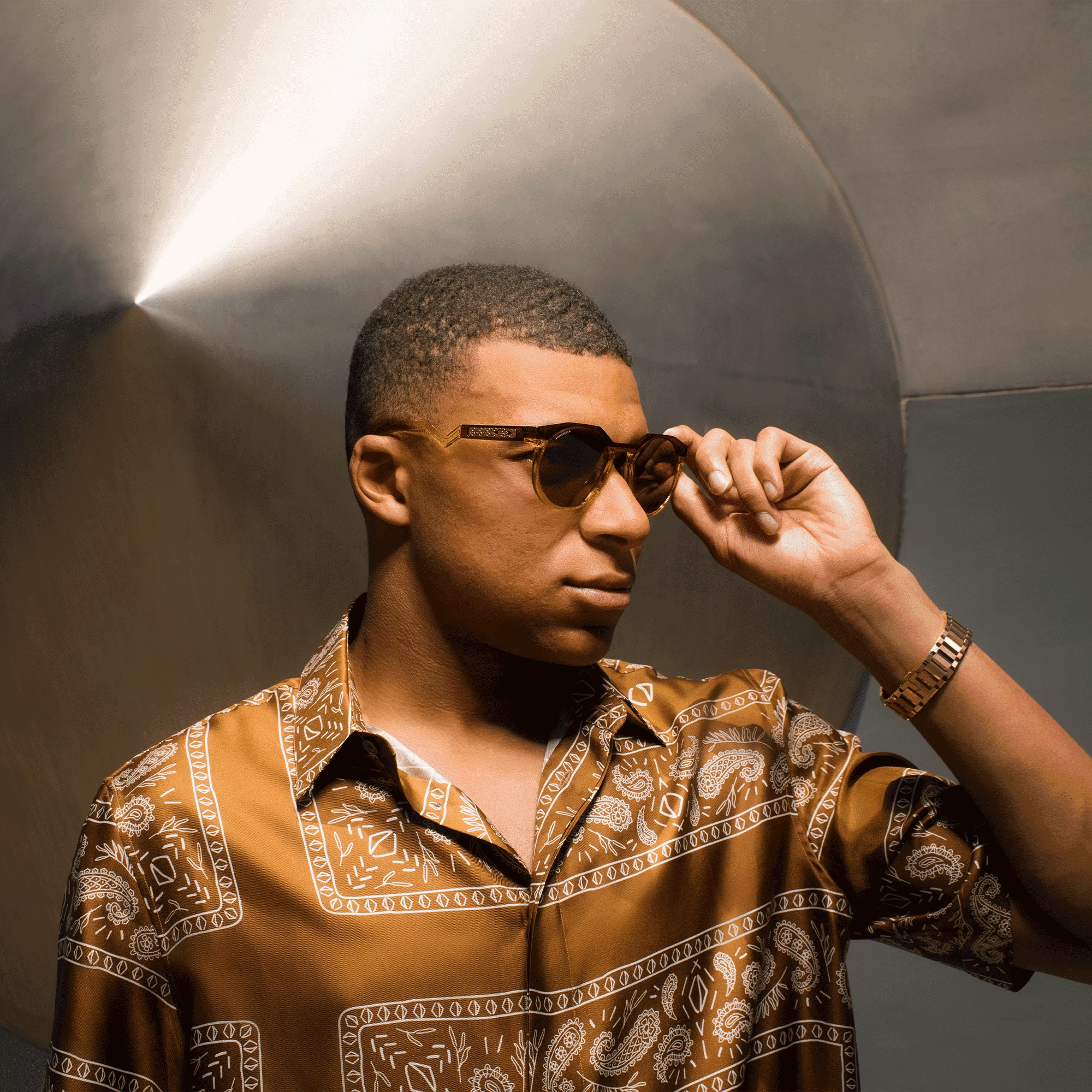 Image of HSTN Kylian Mbappe - Dark Amber | Prizm Tungsten