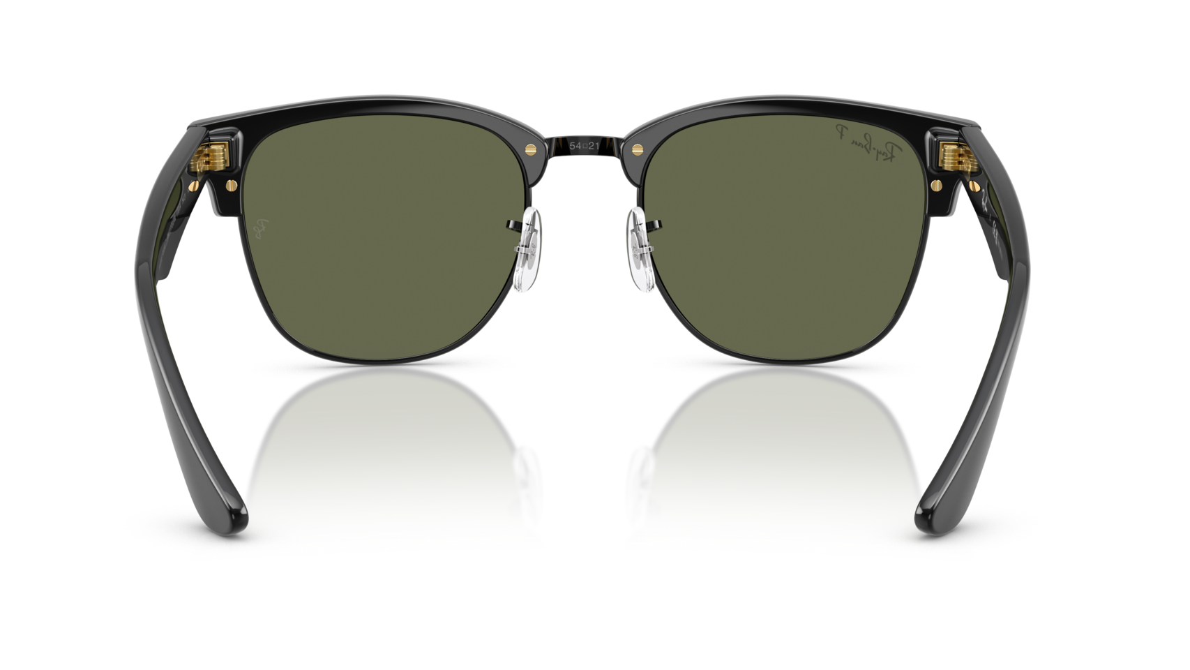 Image of Clubmaster Reverse - Black on Black | Polar Dark Green - 54mm