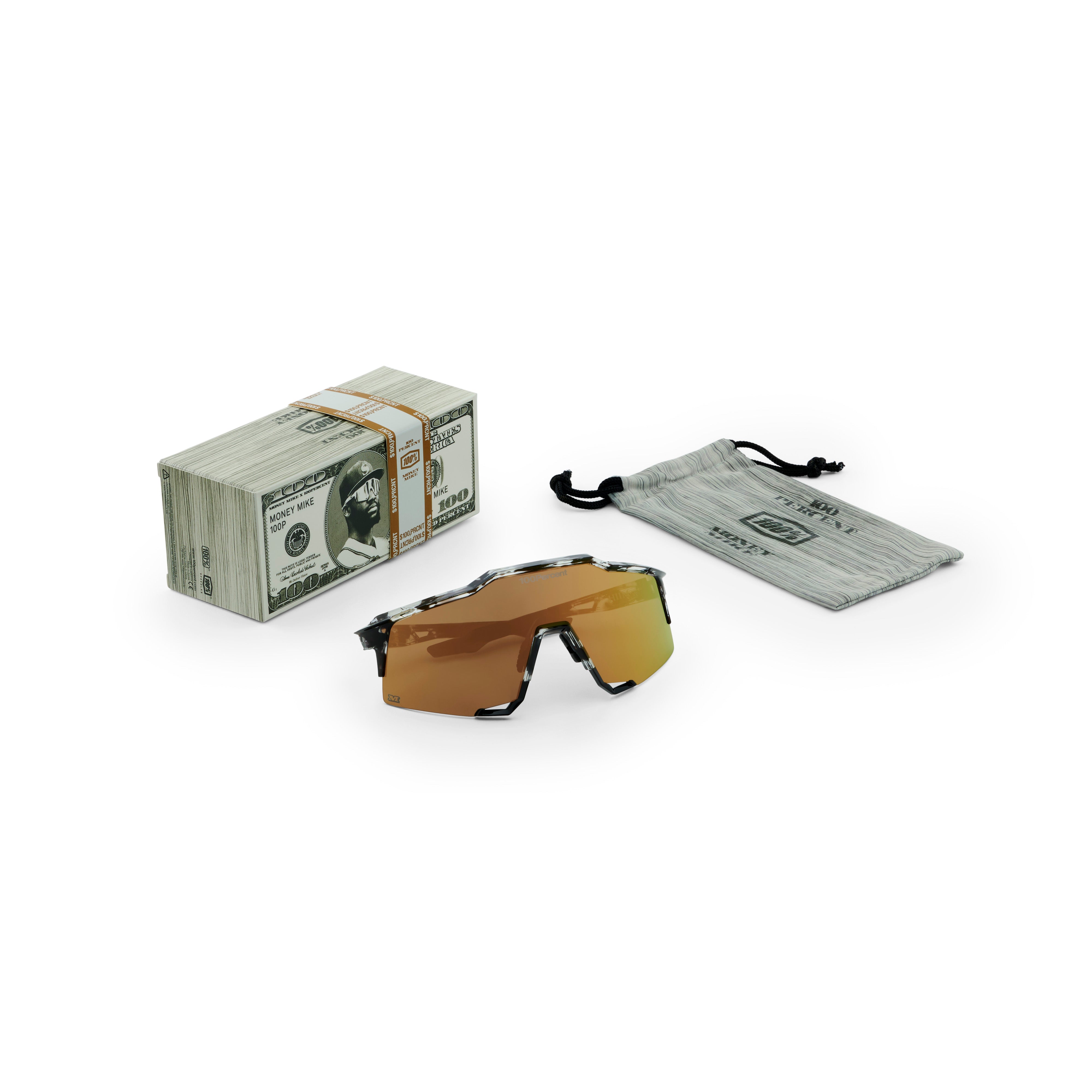 Image of SPEEDCRAFT XS Money Mike 3 - Polished Black Tortoise  |  HiPER 24K Gold Mirror