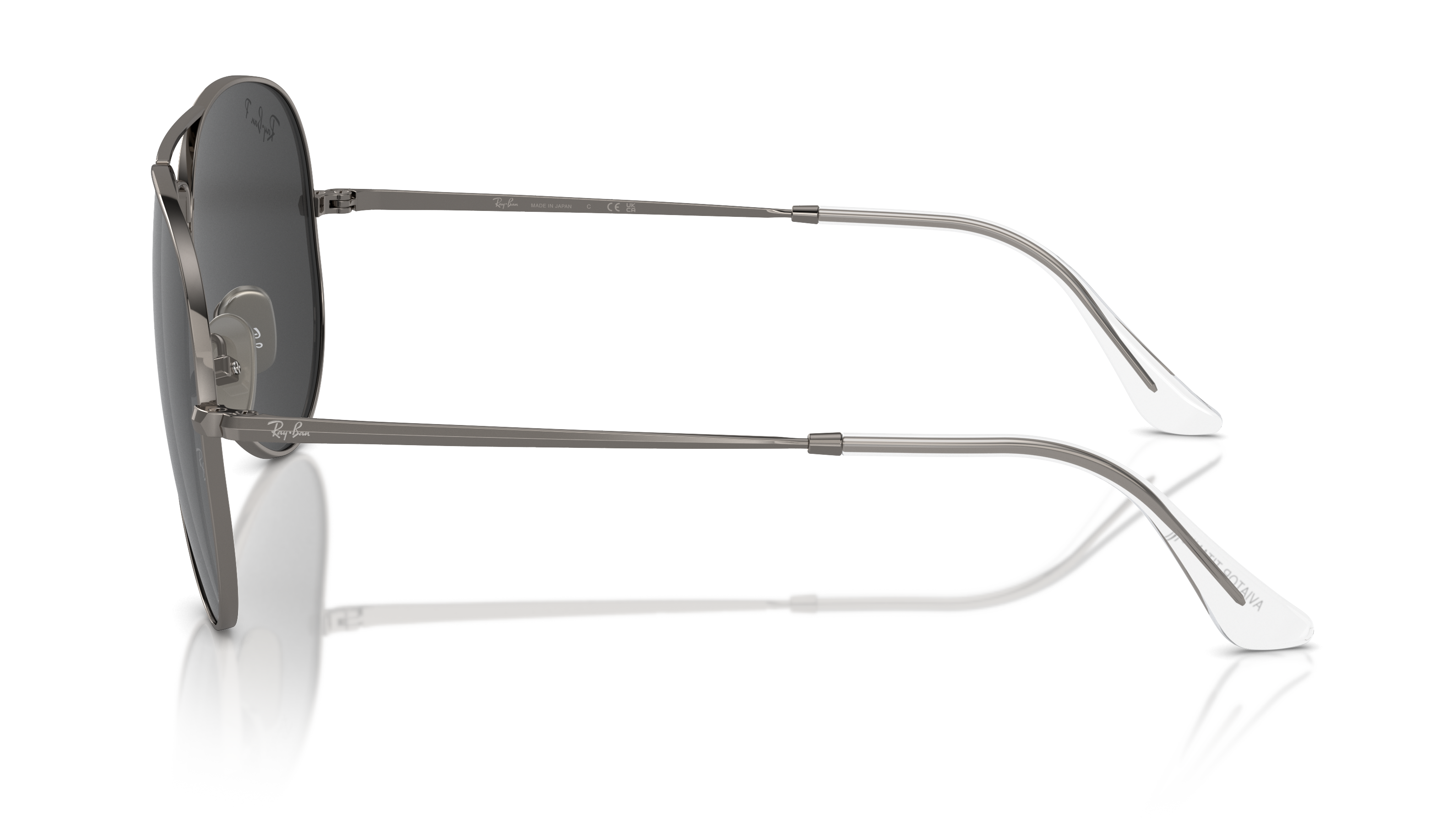 Image of Aviator Titanium - Gunmetal | Black - 62mm
