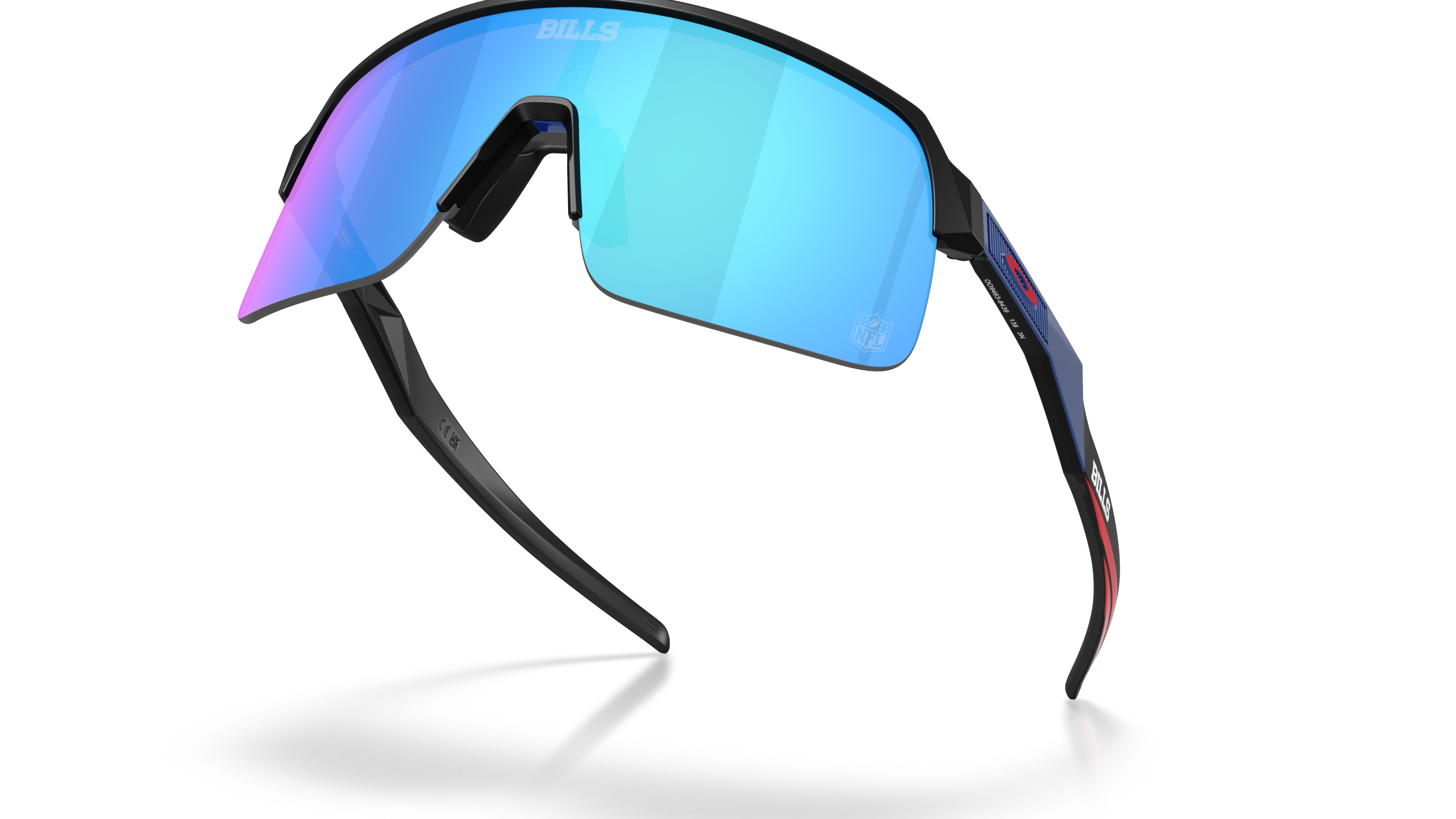 Image of Sutro Lite Buffalo Bills - Matte Black | Prizm Snow Sapphire