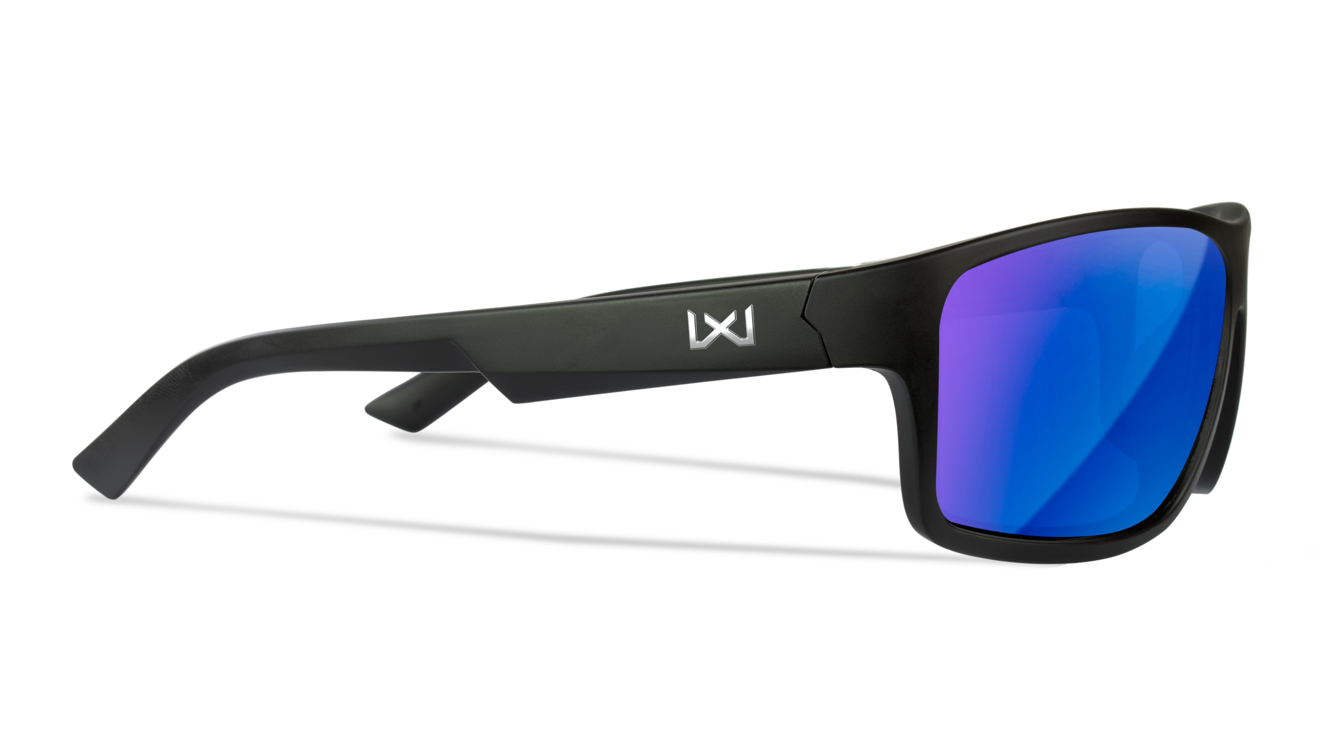 WX Peak XL - Matte Black | Captivate Polarized Blue Mirror