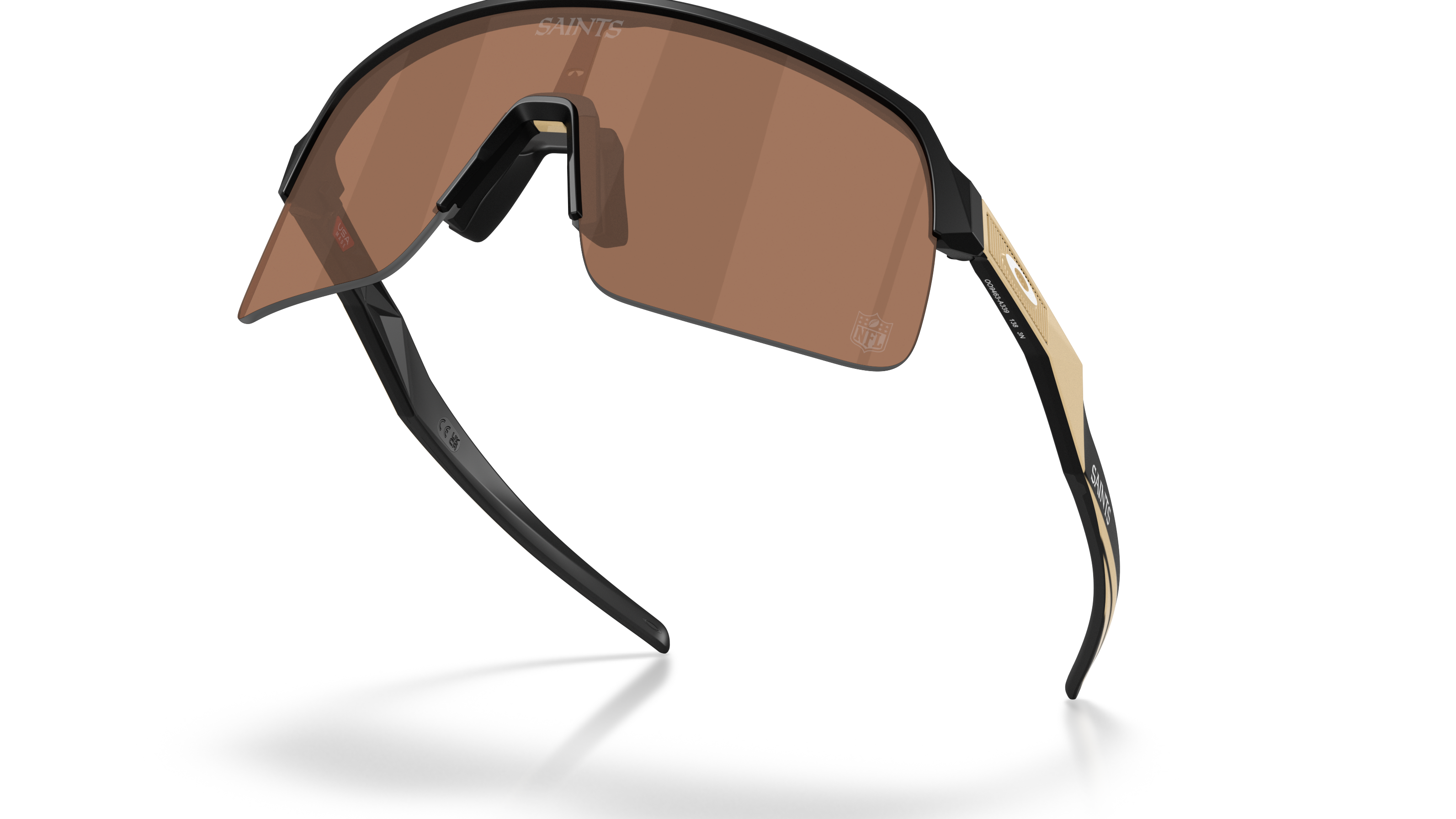 Image of Sutro Lite New Orleans Saints - Matte Black | Prizm Tungsten