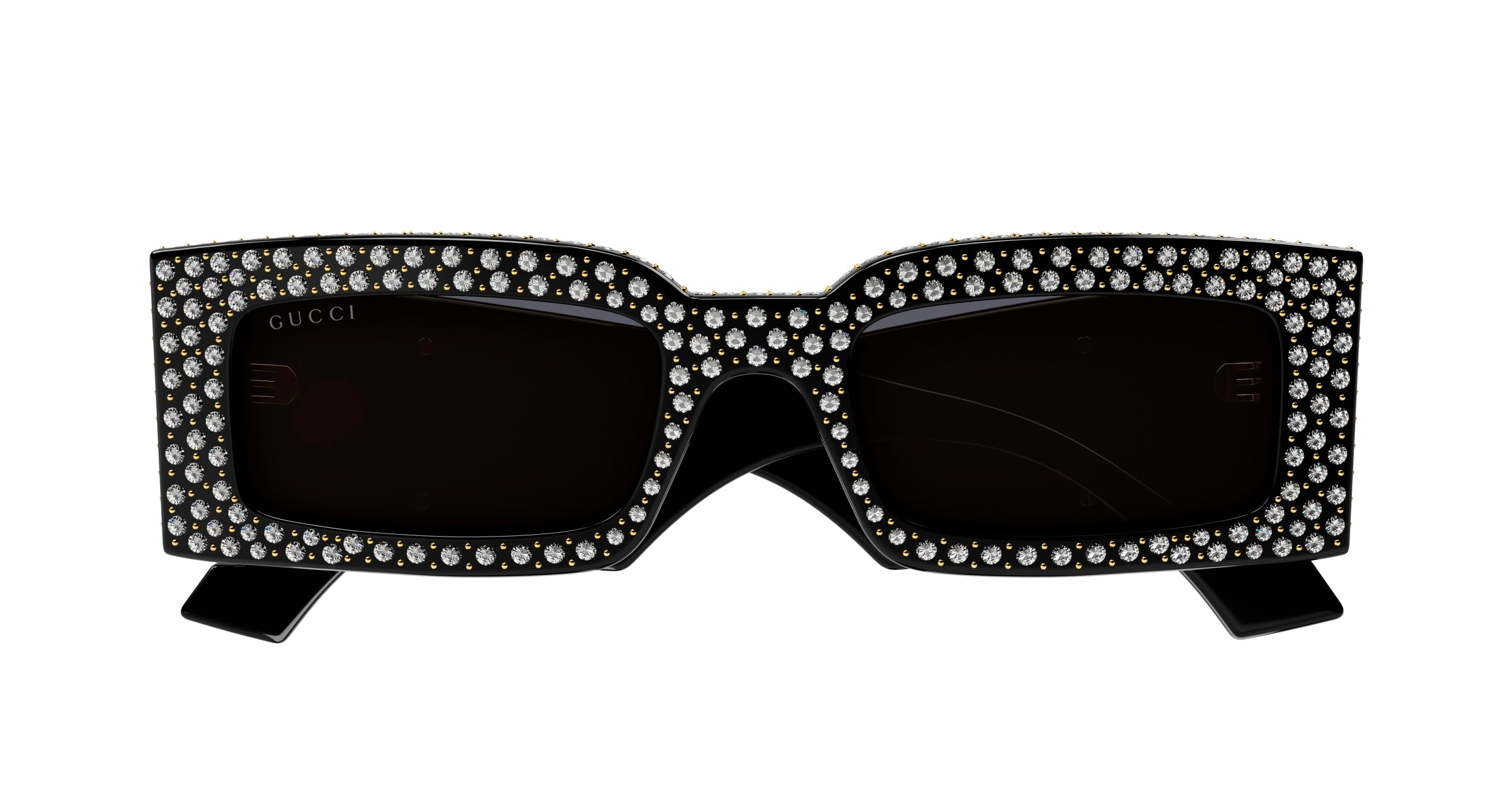 Image of GG1425S Prestige Black w/Rhinestones | Grey