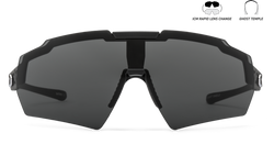 Image of Blastshield - Black Cerakote w | Silver Logo | Smoke