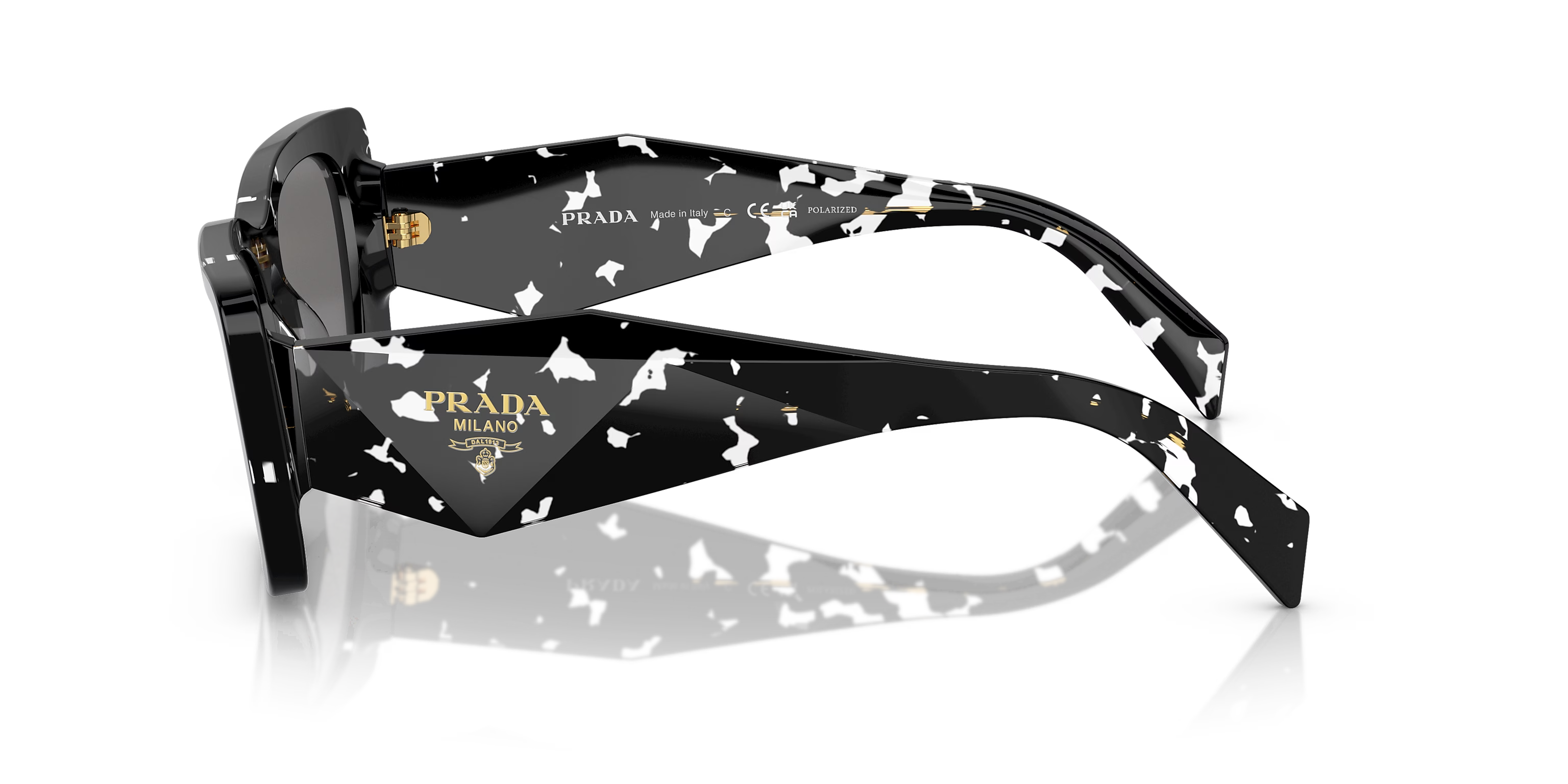 Image of PR 08YS - Black Crystal Tortoise | Dark Grey Polarized