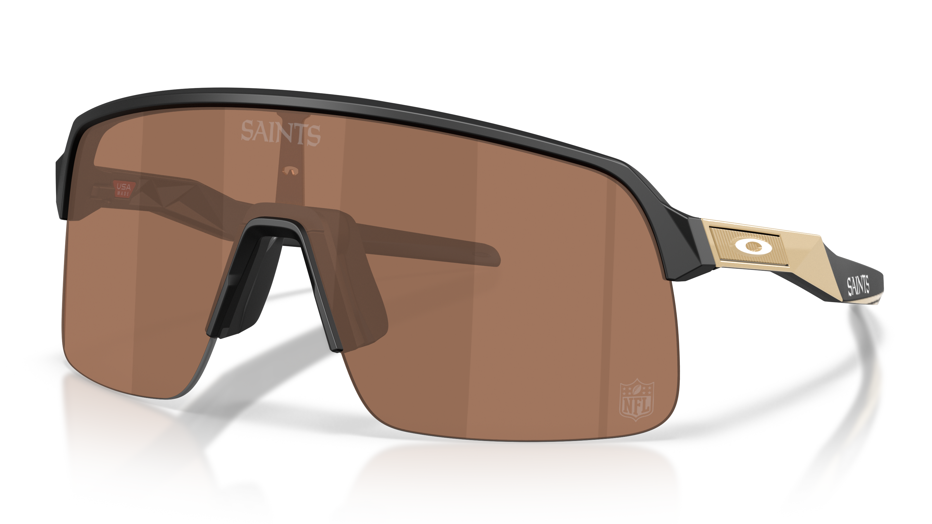 Image of Sutro Lite New Orleans Saints - Matte Black | Prizm Tungsten