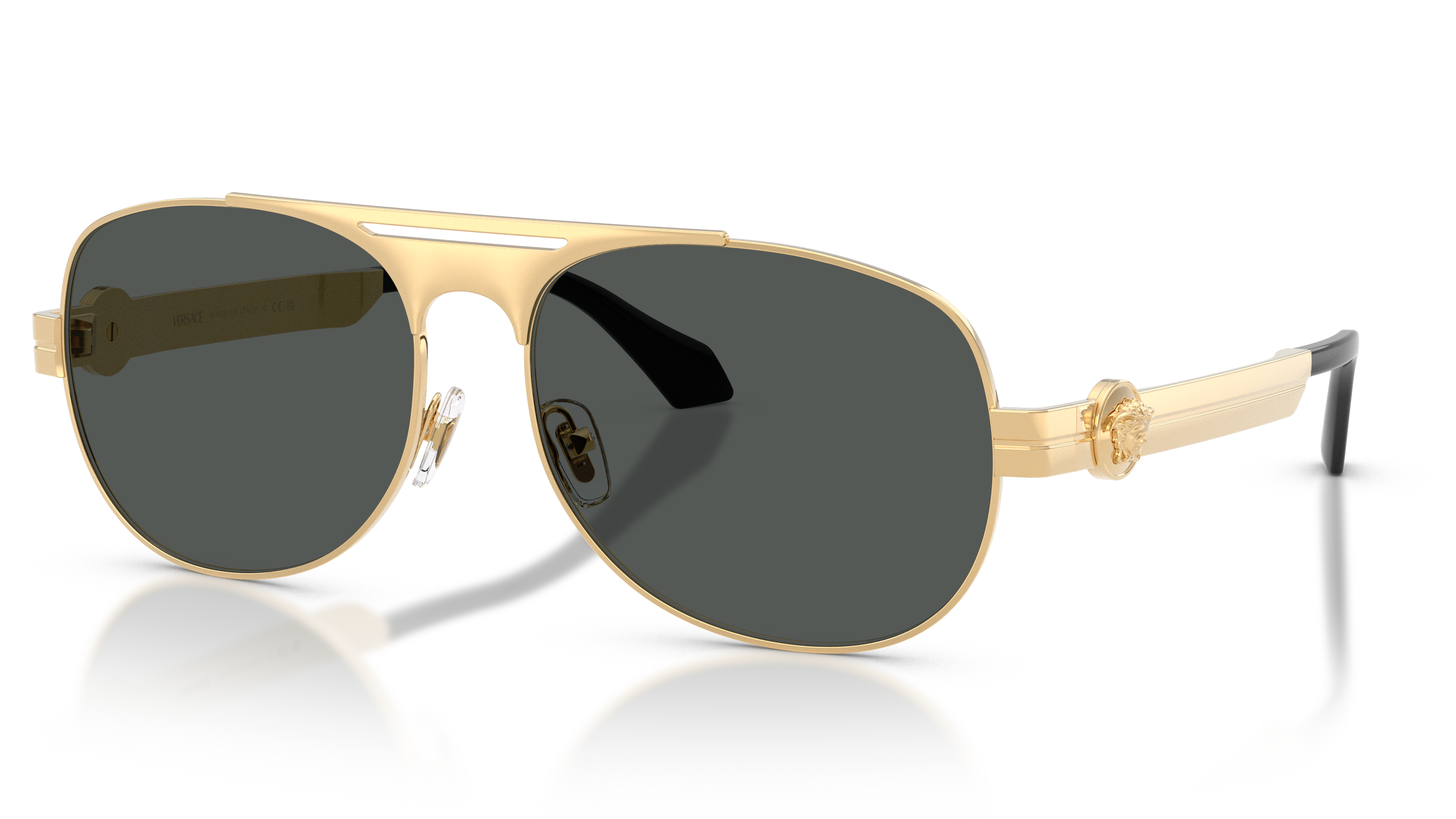 Image of VE2302 - Gold Versace | Dark Grey