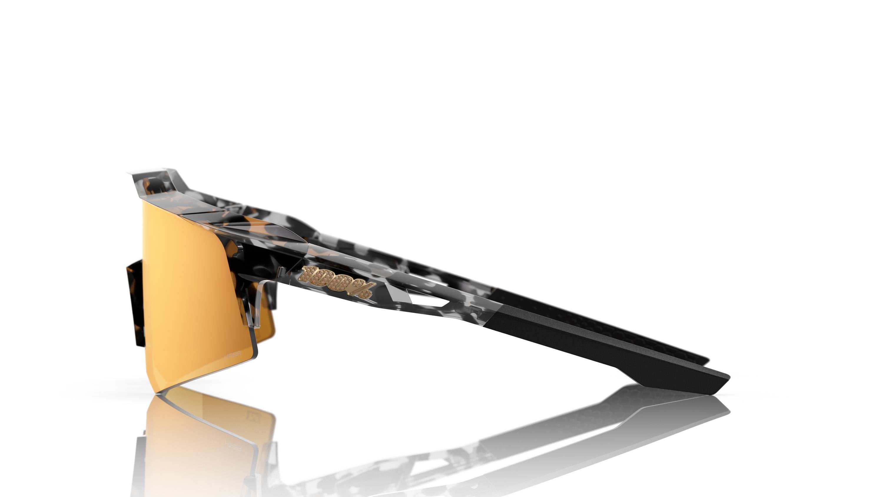Image of SPEEDCRAFT XS Money Mike 3 - Polished Black Tortoise  |  HiPER 24K Gold Mirror