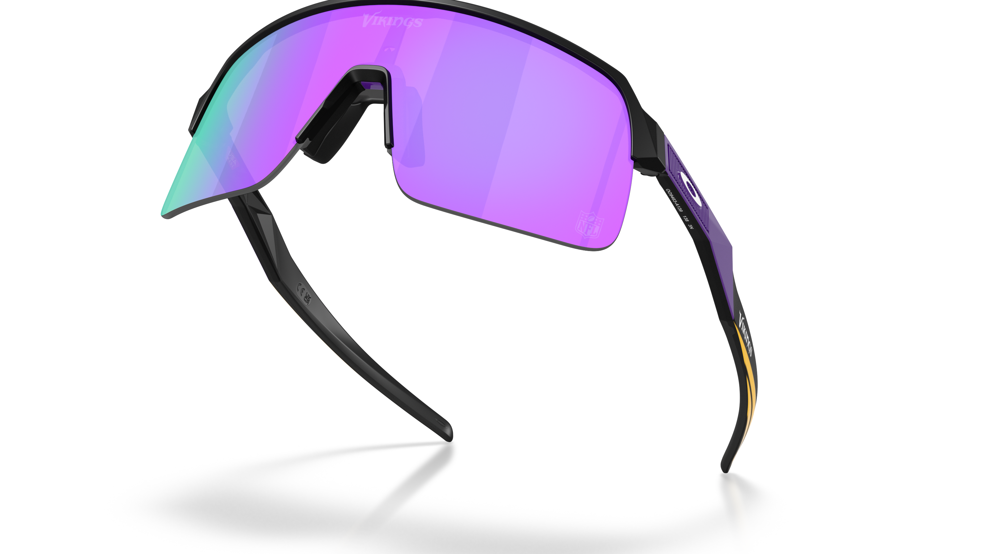 Image of Sutro Lite Minnesota Vikings - Matte Black | Prizm Violet
