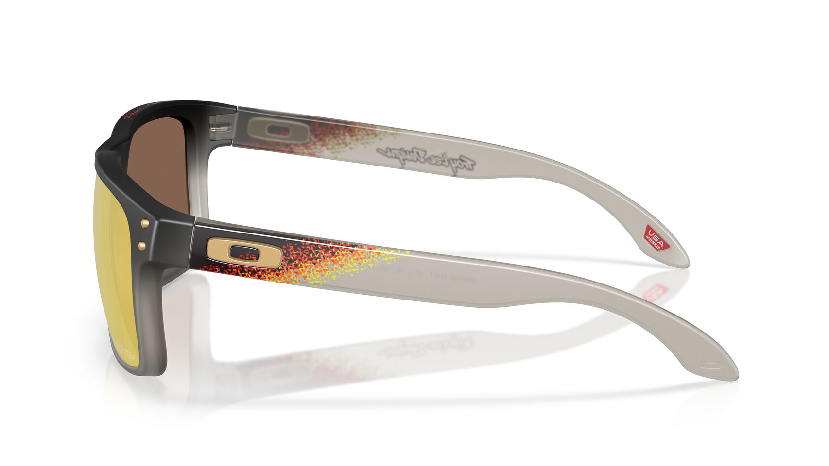 Image of Holbrook Troy Lee Designs - Black Fade | Prizm 24K Polarized