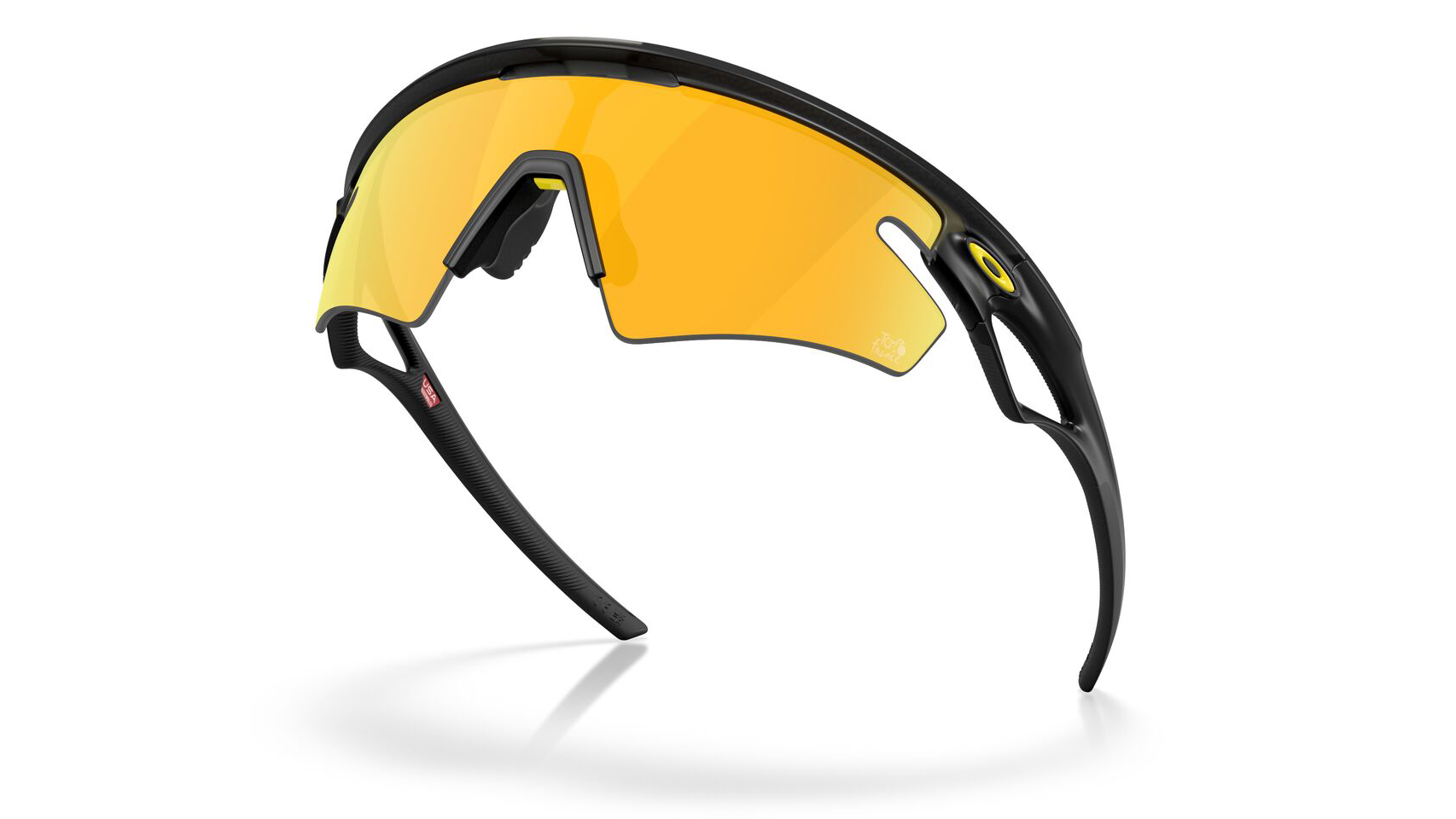 Image of Sphaera Slash Tour De France - Matte Black w/ Brick Padprint | Prizm 24K Polarized