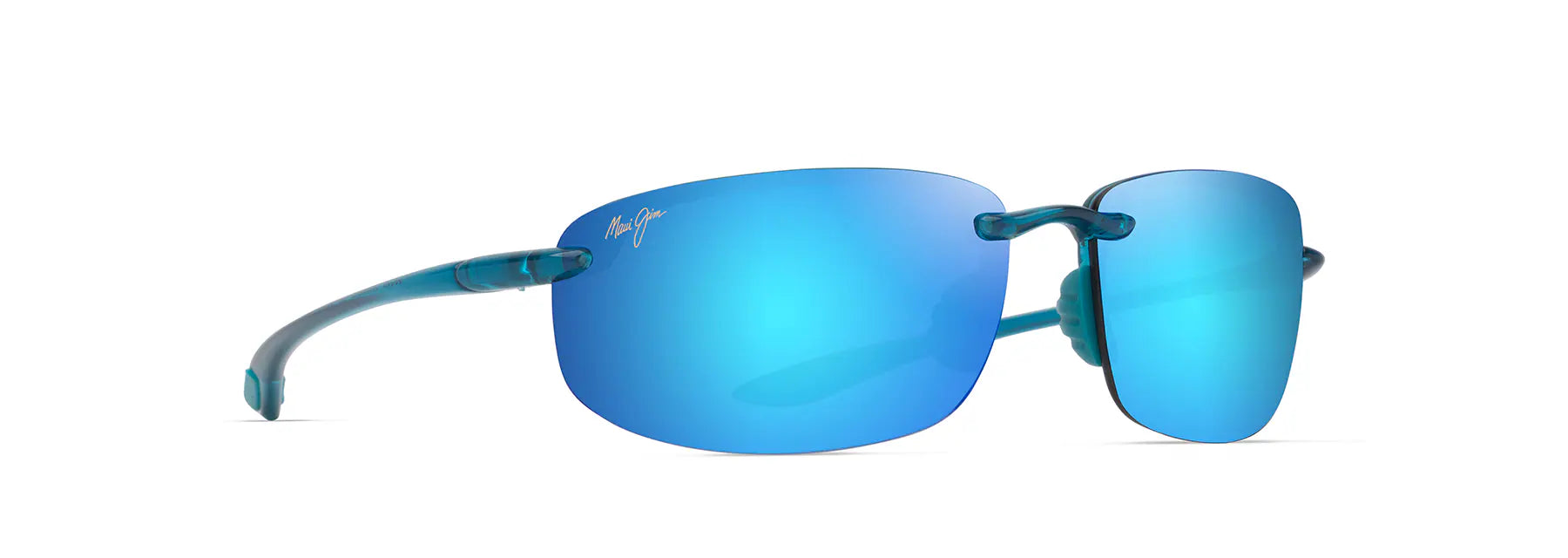 Image of Ho`okipa - Shiny Transparent Blue | Blue Hawaii