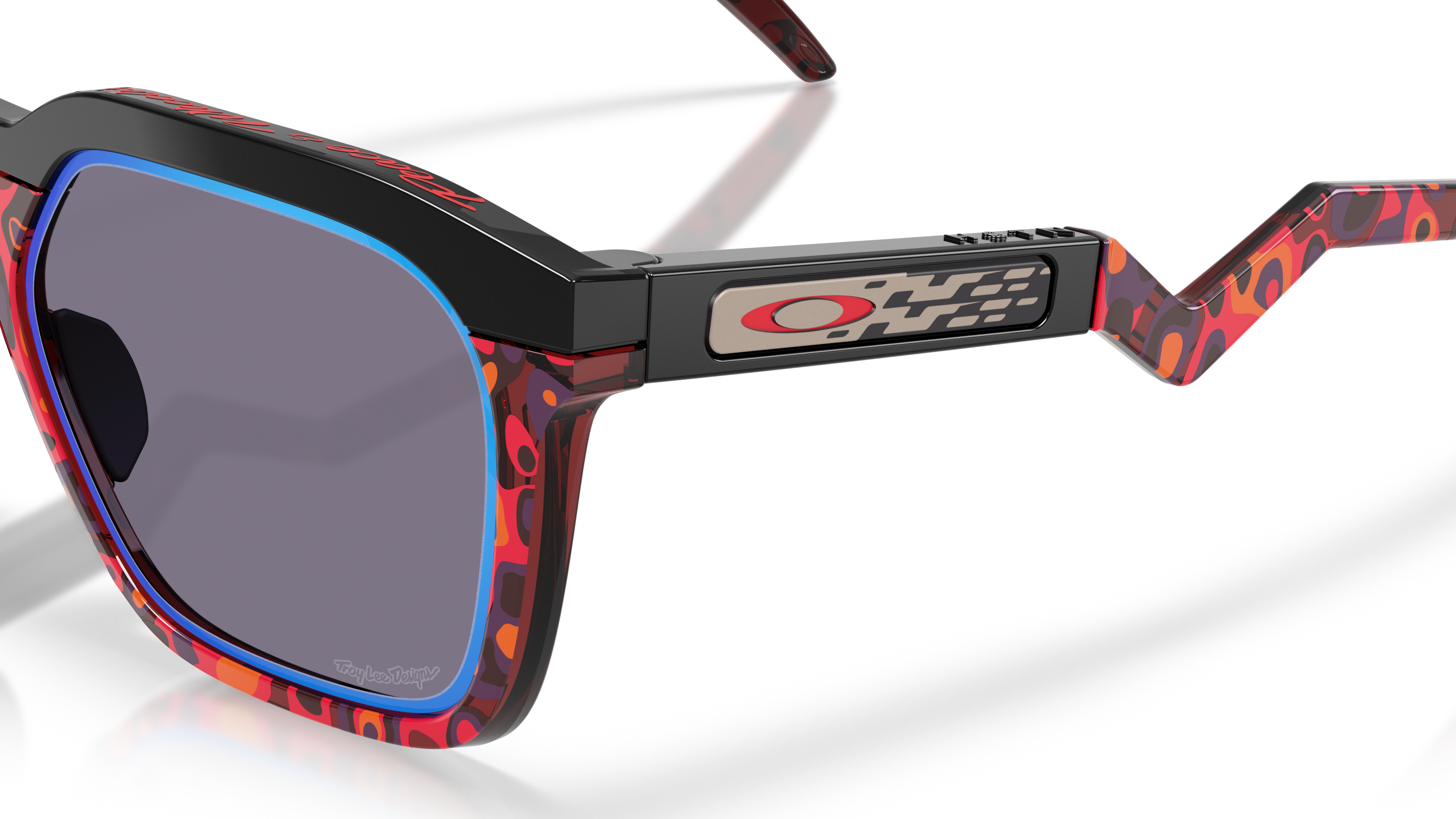 Image of HSTN SQ Troy Lee Design - Matte Black | PRIZM Sapphire Alt Iridium