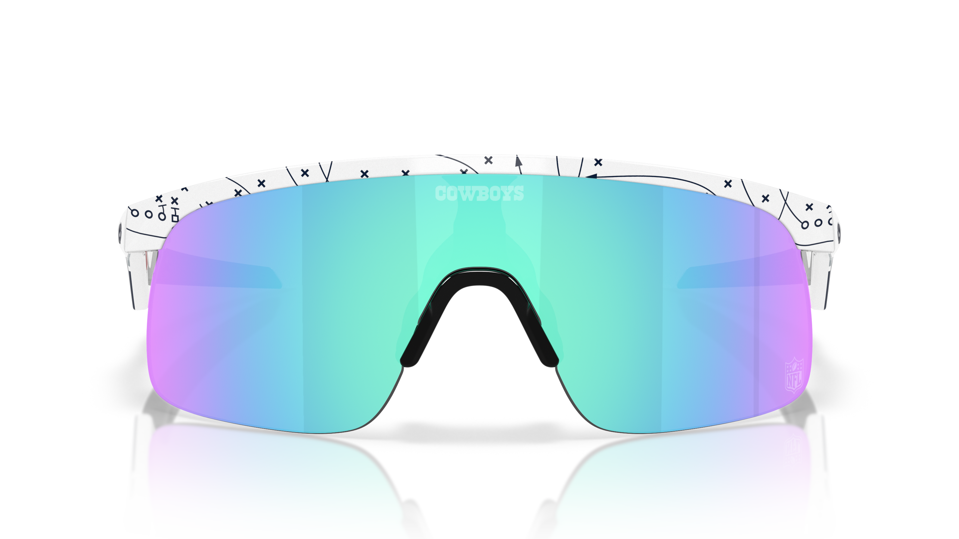 Image of Resistor Dallas Cowboys - White | PRIZM Sapphire (Youth Fit)