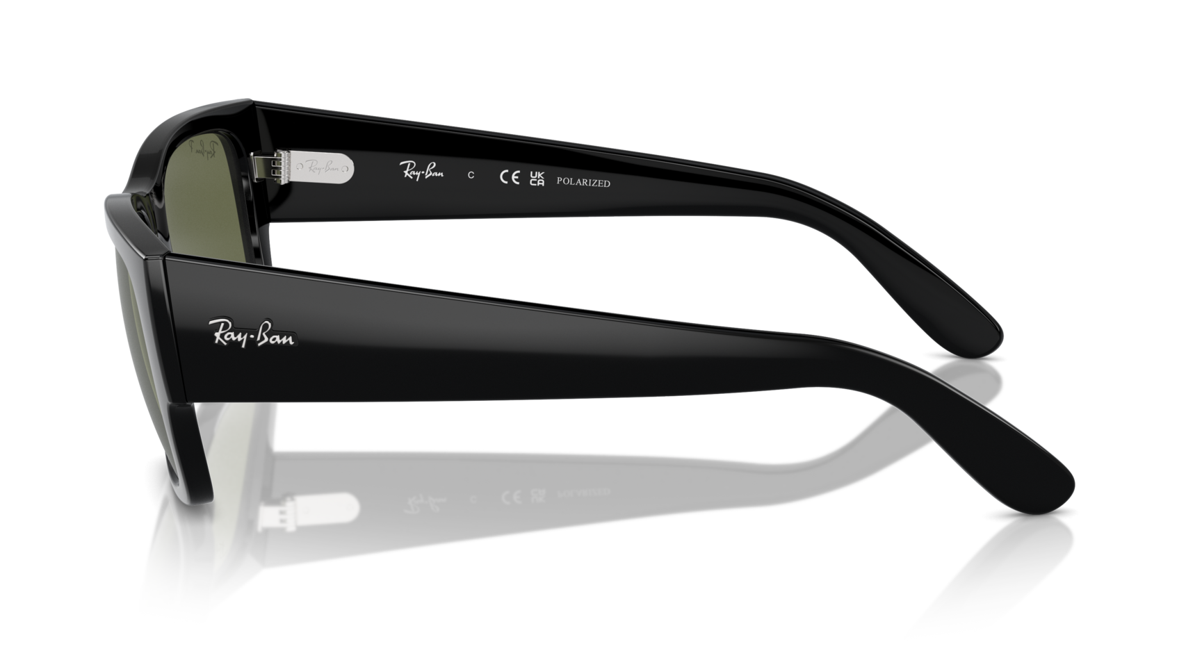 Image of Carlos - Black | Green Polarized