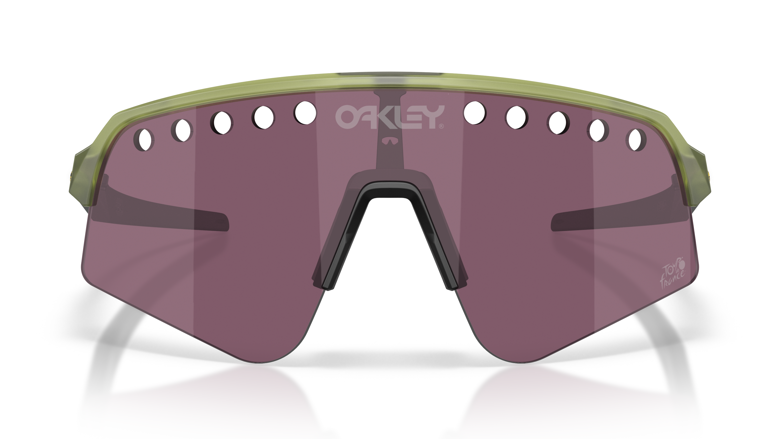Image of Sutro Lite Sweep Tour De France - Matte Transparent Fern | PRIZM Road Black