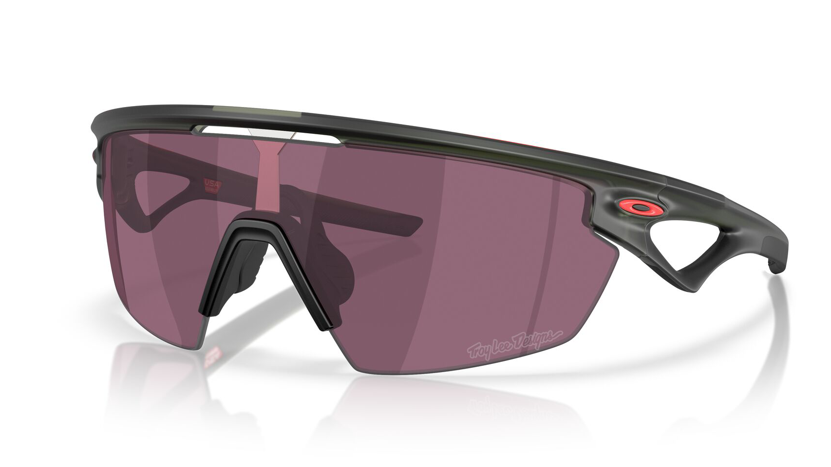 Image of Sphaera Troy Lee Designs Series - Matte Olive Ink | Prizm Road Black