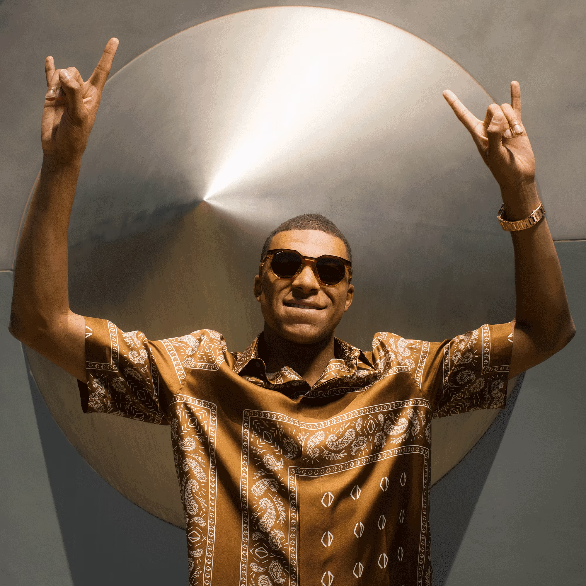 Image of HSTN Kylian Mbappe - Dark Amber | Prizm Tungsten