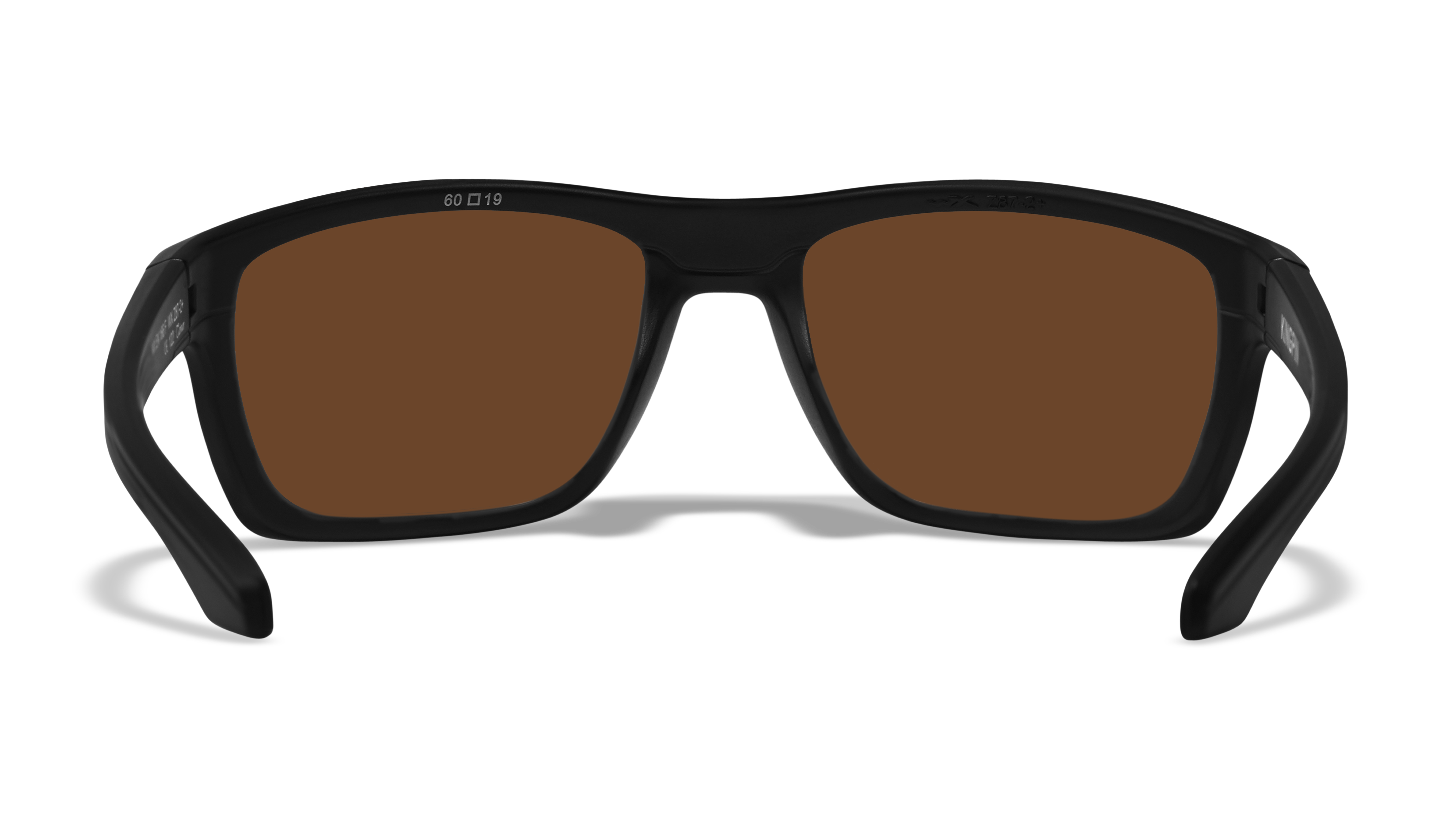 Image of WX Kingpin - Matte Black | Captivate Polarized Bronze Mirror
