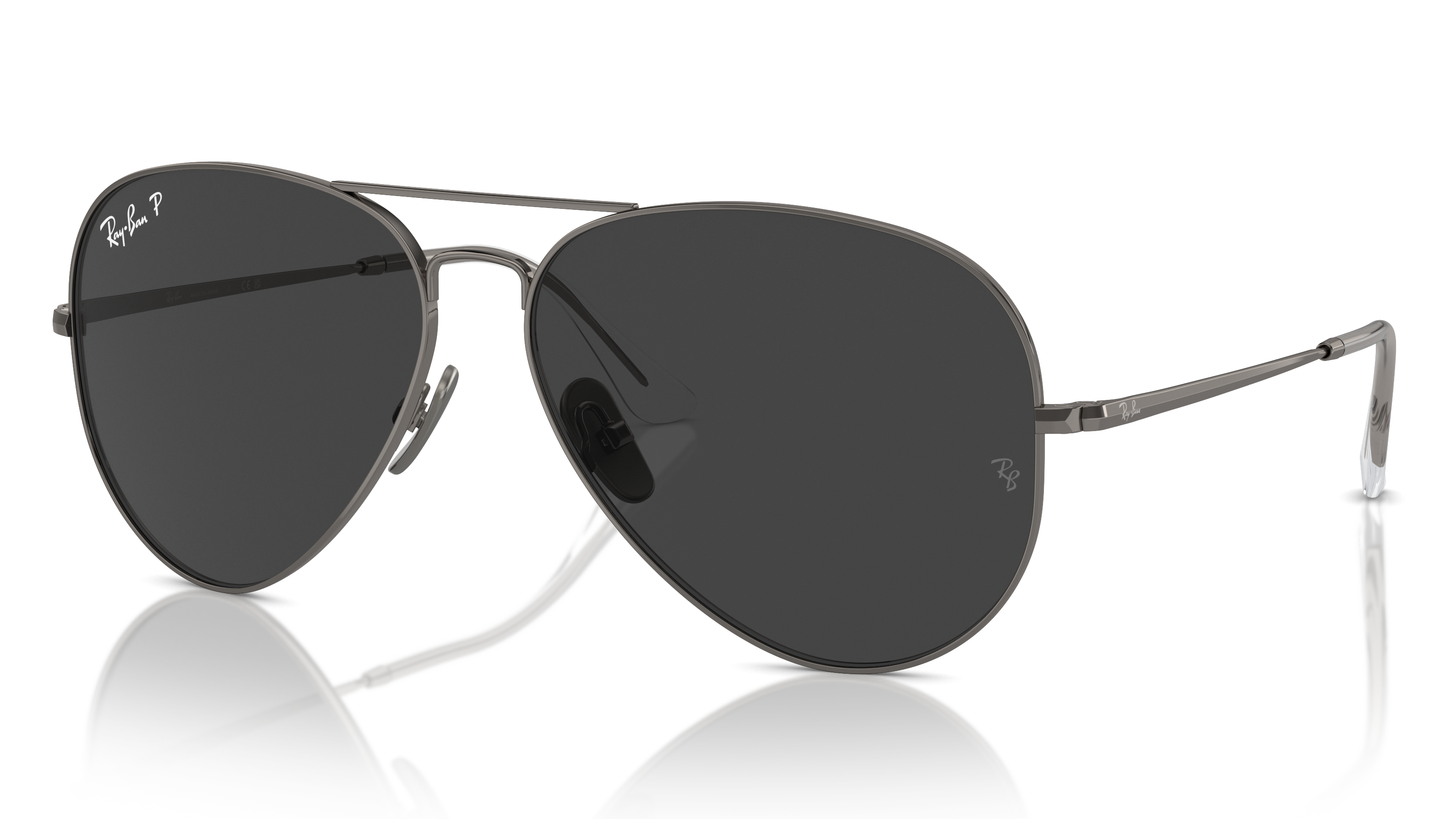 Image of Aviator Titanium - Gunmetal | Black - 62mm