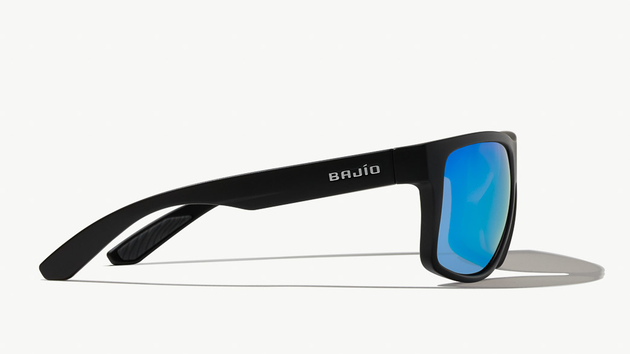 Image of Boneville - Black Matte | Trevally Blue Mirror Glass