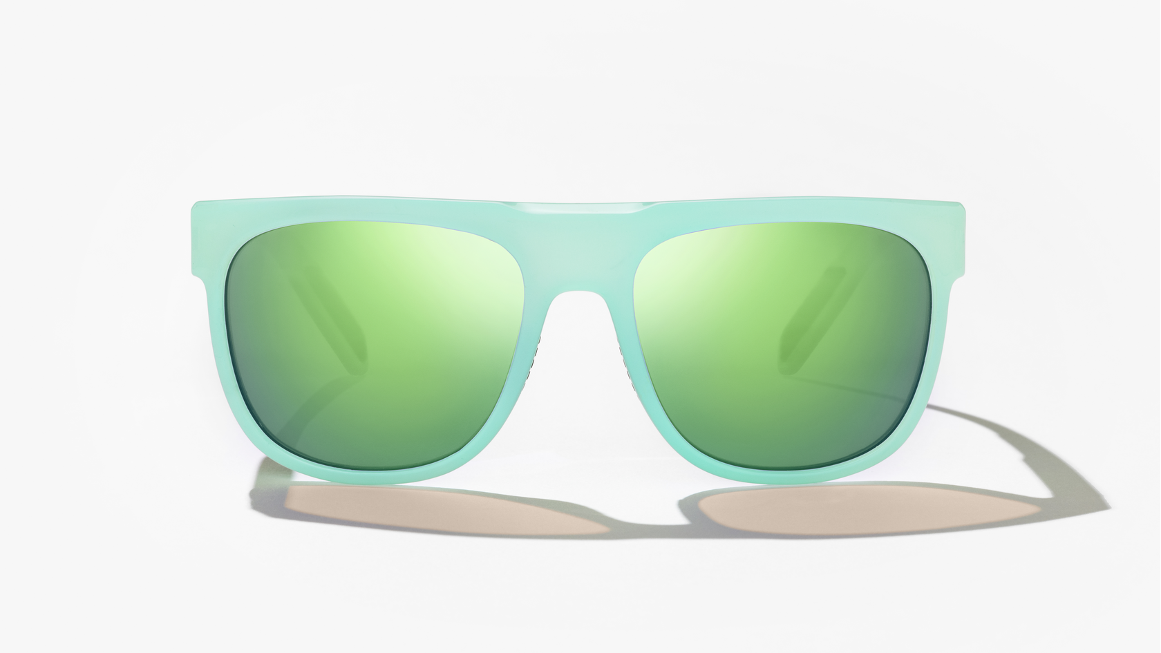 Image of Chelem - Cenote Blue Gloss | Green Mirror Glass