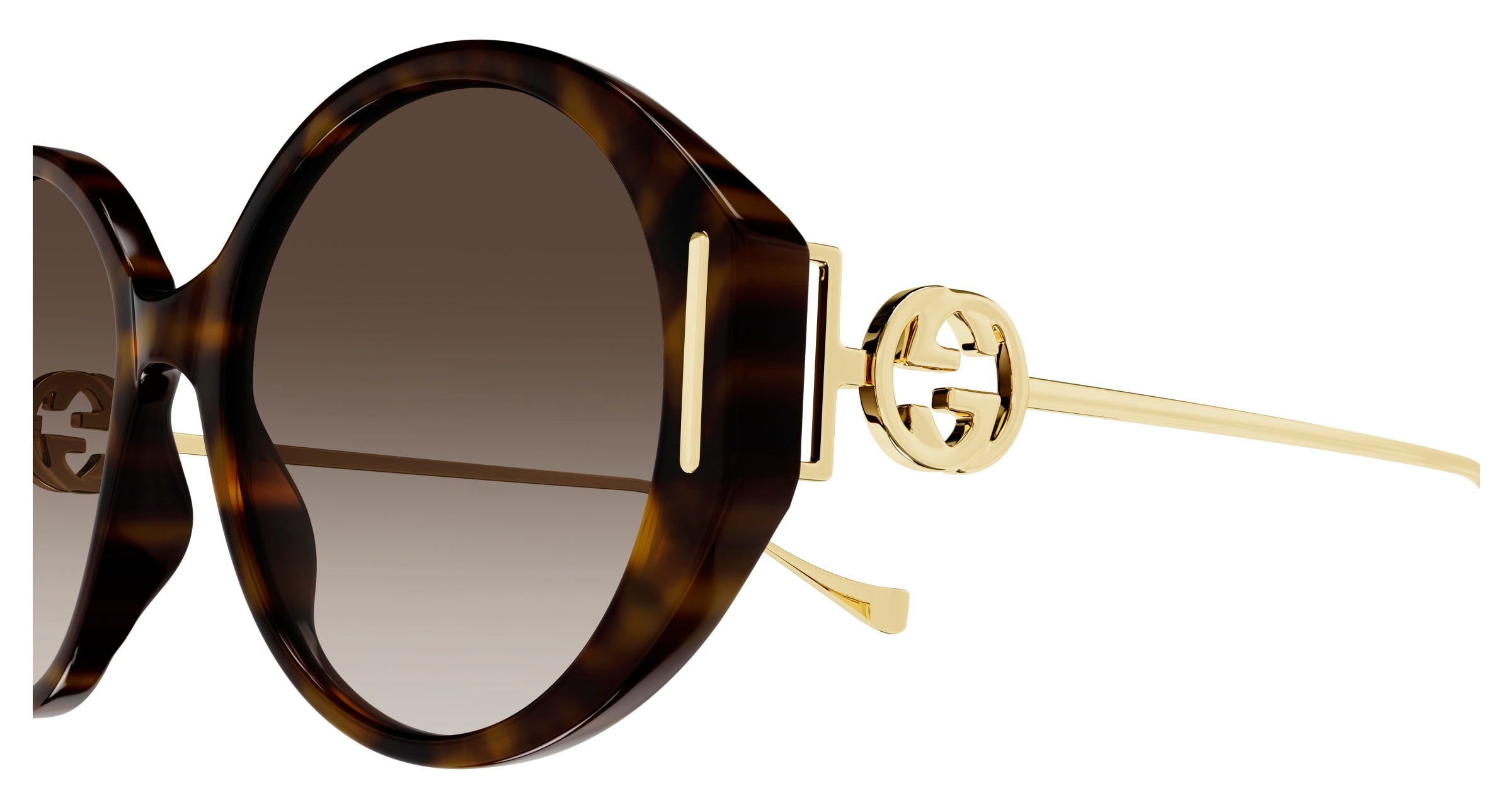 Image of GG1202S - Havana-Gold | Brown Gradient