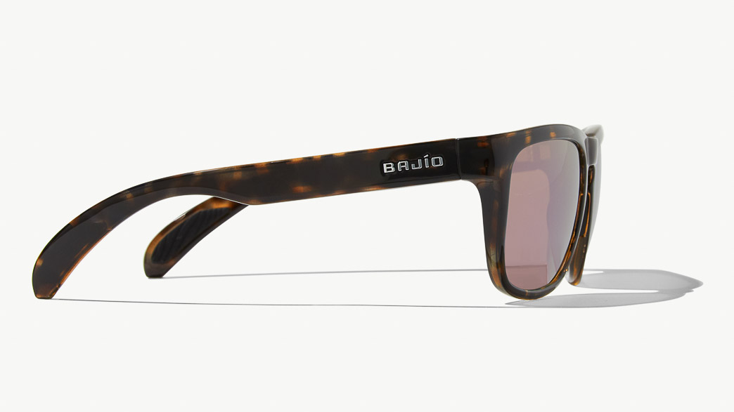 Image of Swash - Dark Tortoise | Drum Rose Mirror Polycarbonate