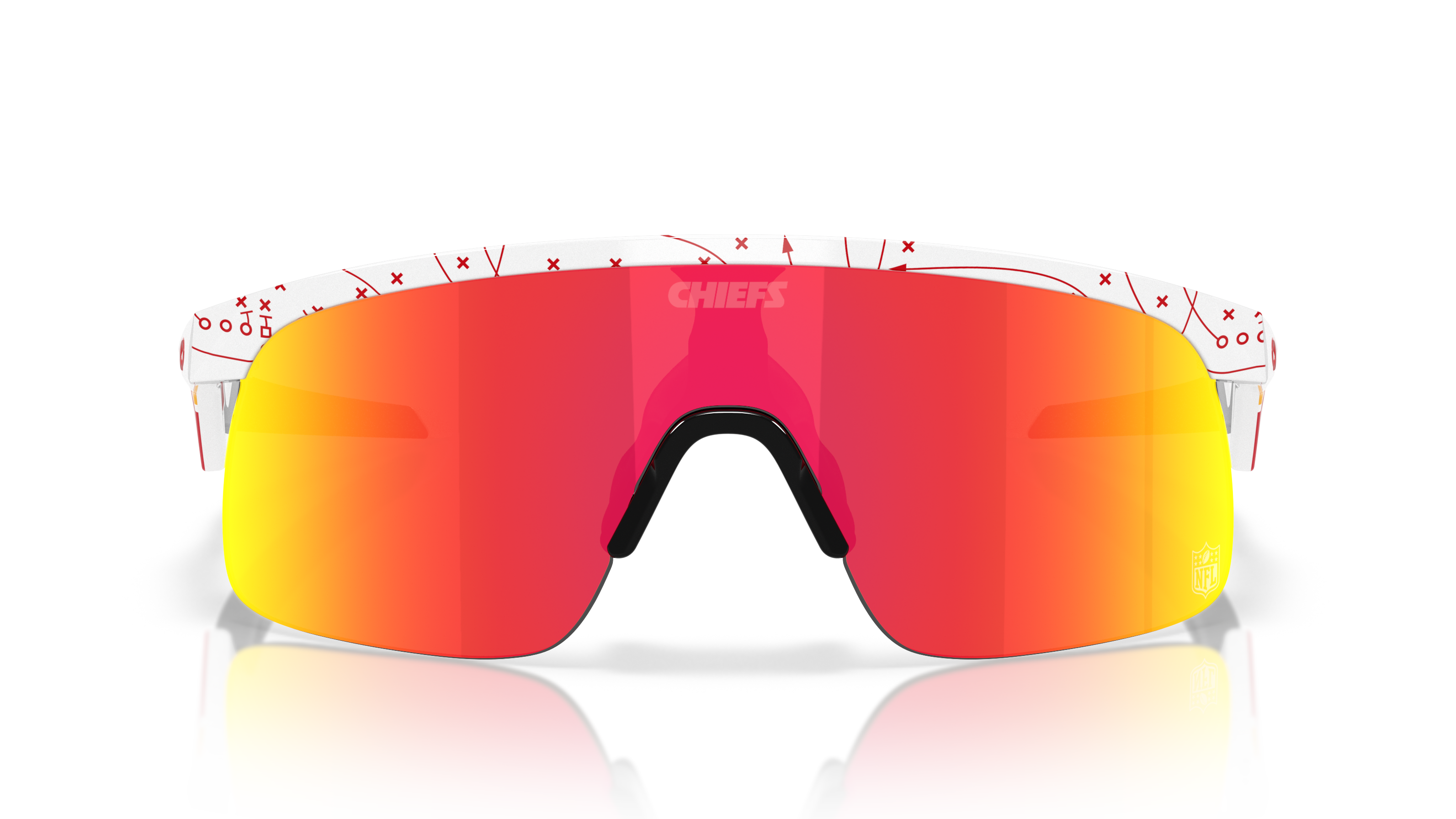 Image of Resistor Kansas City Chiefs - White | PRIZM Ruby (Youth Fit)
