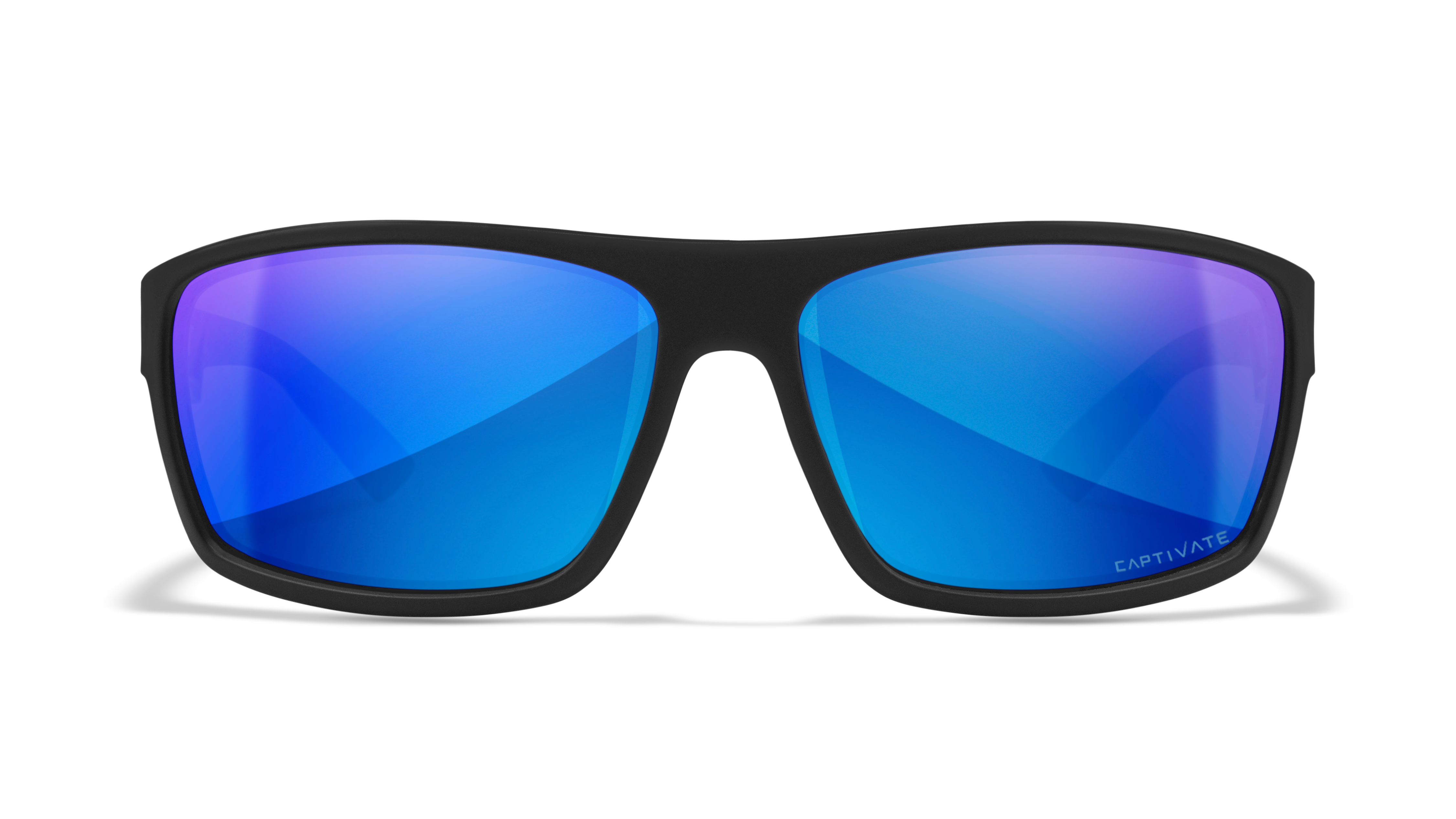 Image of WX Peak XL - Matte Black | Captivate Polarized Blue Mirror