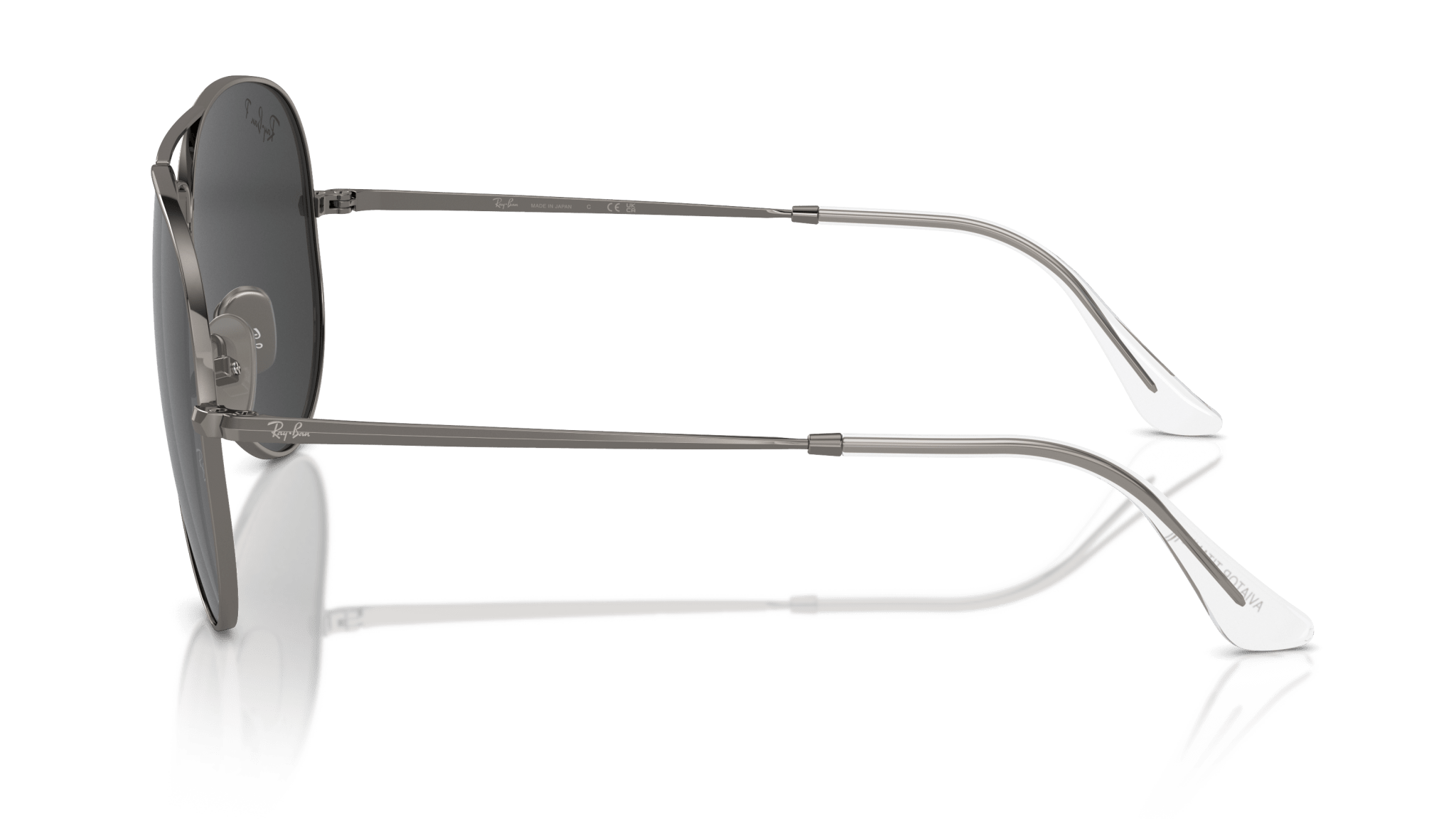 Image of Aviator Titanium - Gunmetal | Black - 62mm - Sunglass World