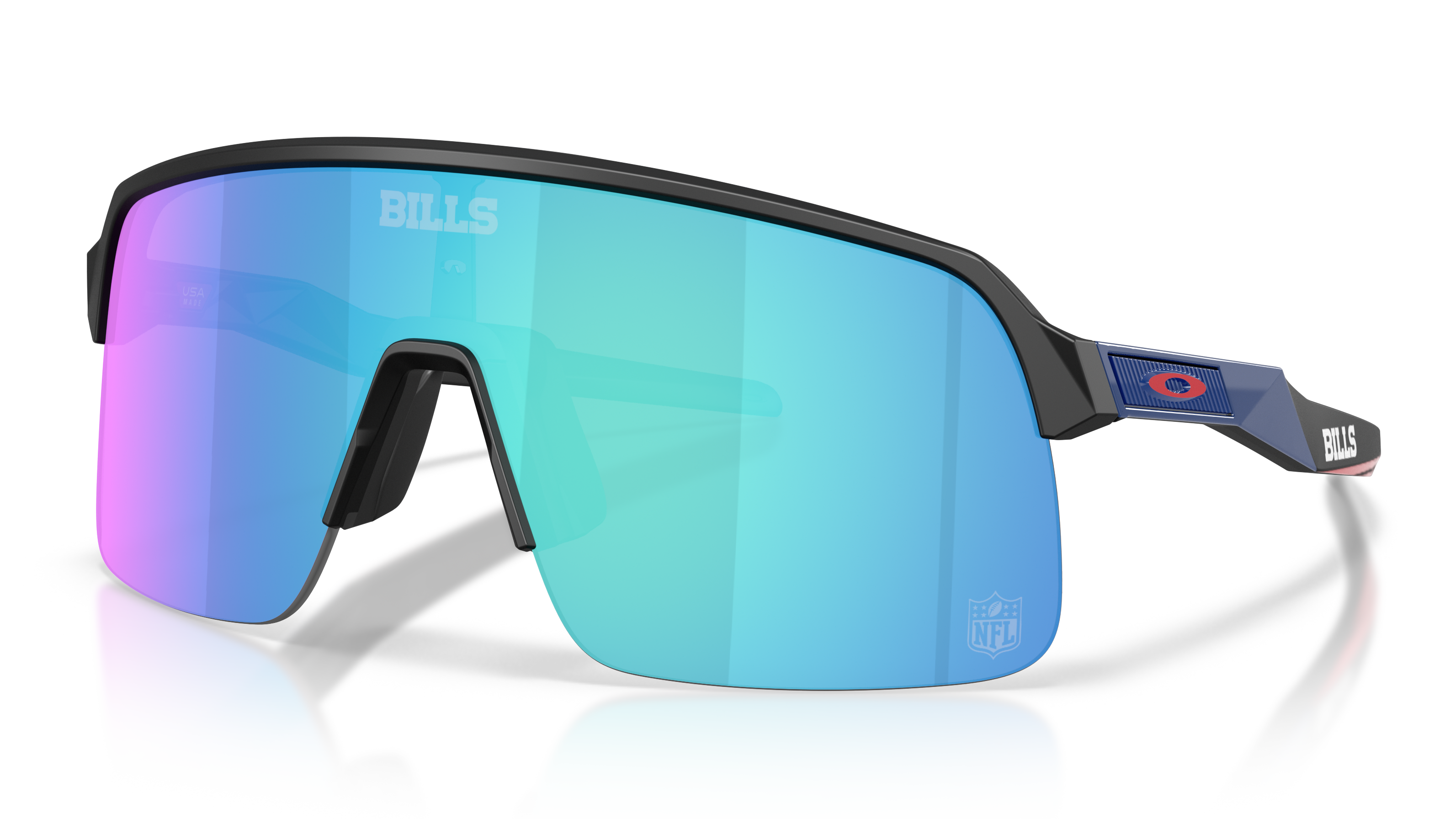 Image of Sutro Lite Buffalo Bills - Matte Black | Prizm Snow Sapphire