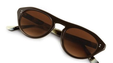 Image of Billie - Bronze Metallic + Bone | Amber Gradient - Sunglass World