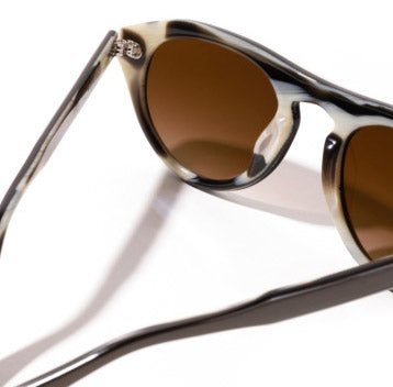 Image of Billie - Bronze Metallic + Bone | Amber Gradient - Sunglass World