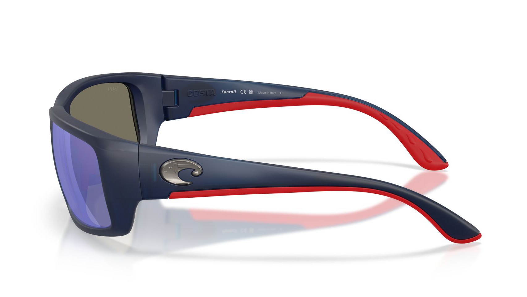 Image of Fantail 250th - Translucent Blue | Blue Mirror 580G