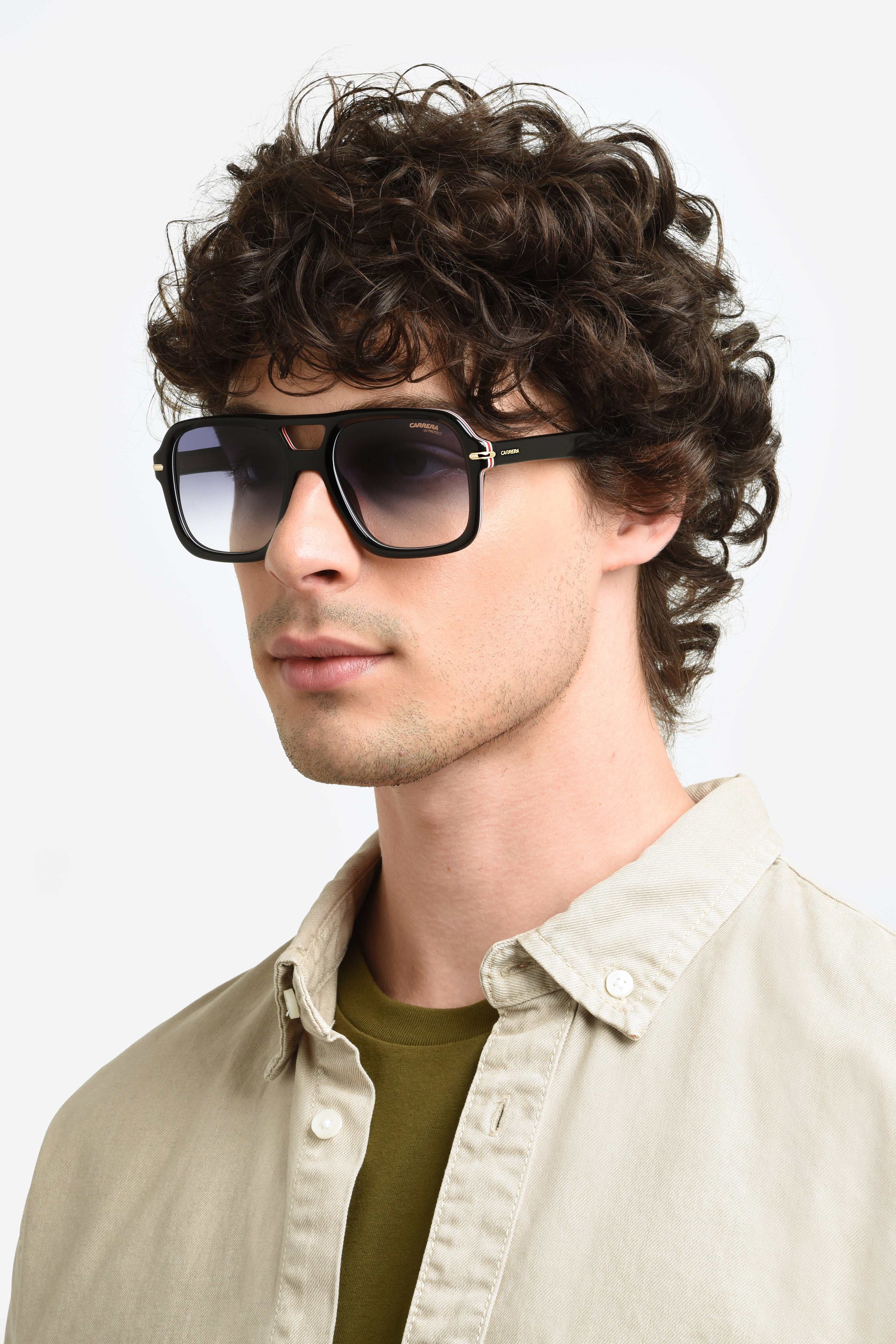 Image of Carrera 317/S - Stripes Black | Dark Blue Fade